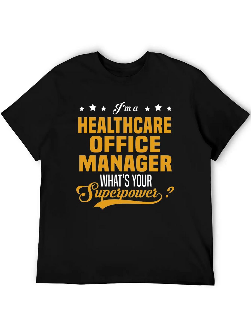 Healthcare Office Manager Breathable Soft Cotton T-Shirt – Timeless Casual Look