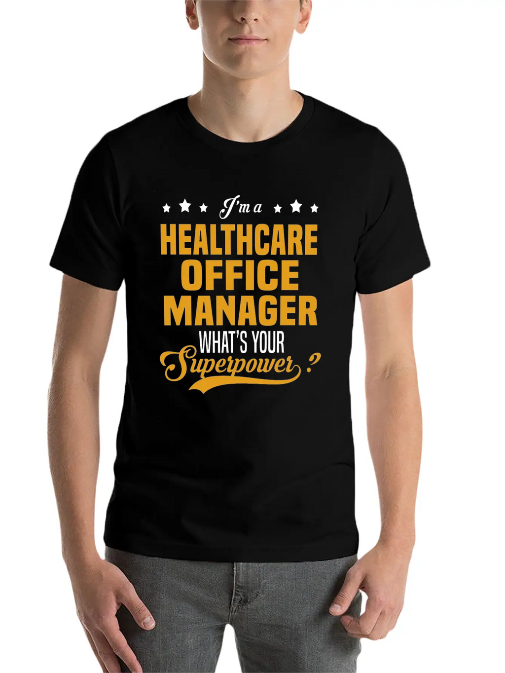 Healthcare Office Manager Breathable Soft Cotton T-Shirt – Timeless Casual Look
