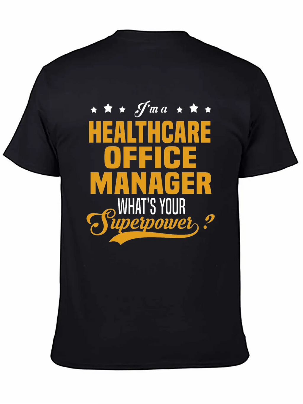 Healthcare Office Manager Breathable Soft Cotton T-Shirt – Timeless Casual Look