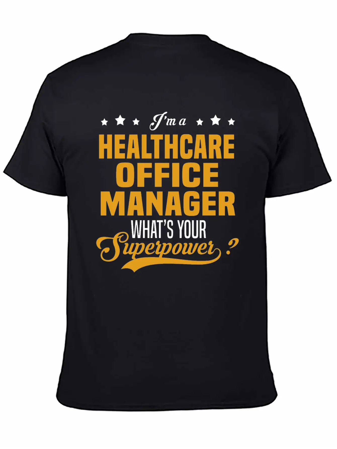 Healthcare Office Manager Breathable Soft Cotton T-Shirt – Timeless Casual Look