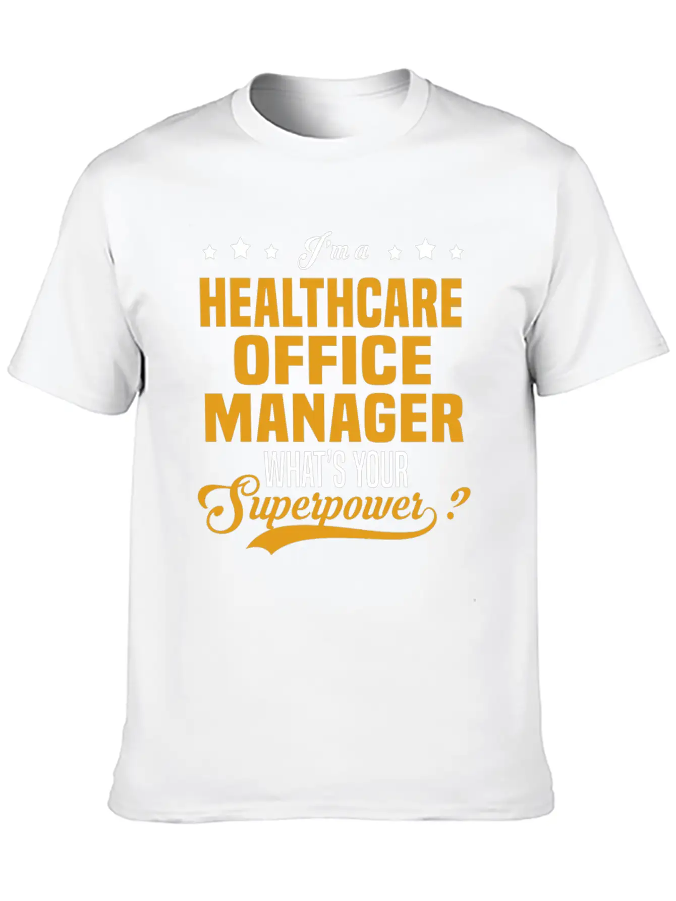 Healthcare Office Manager Breathable Soft Cotton T-Shirt – Timeless Casual Look