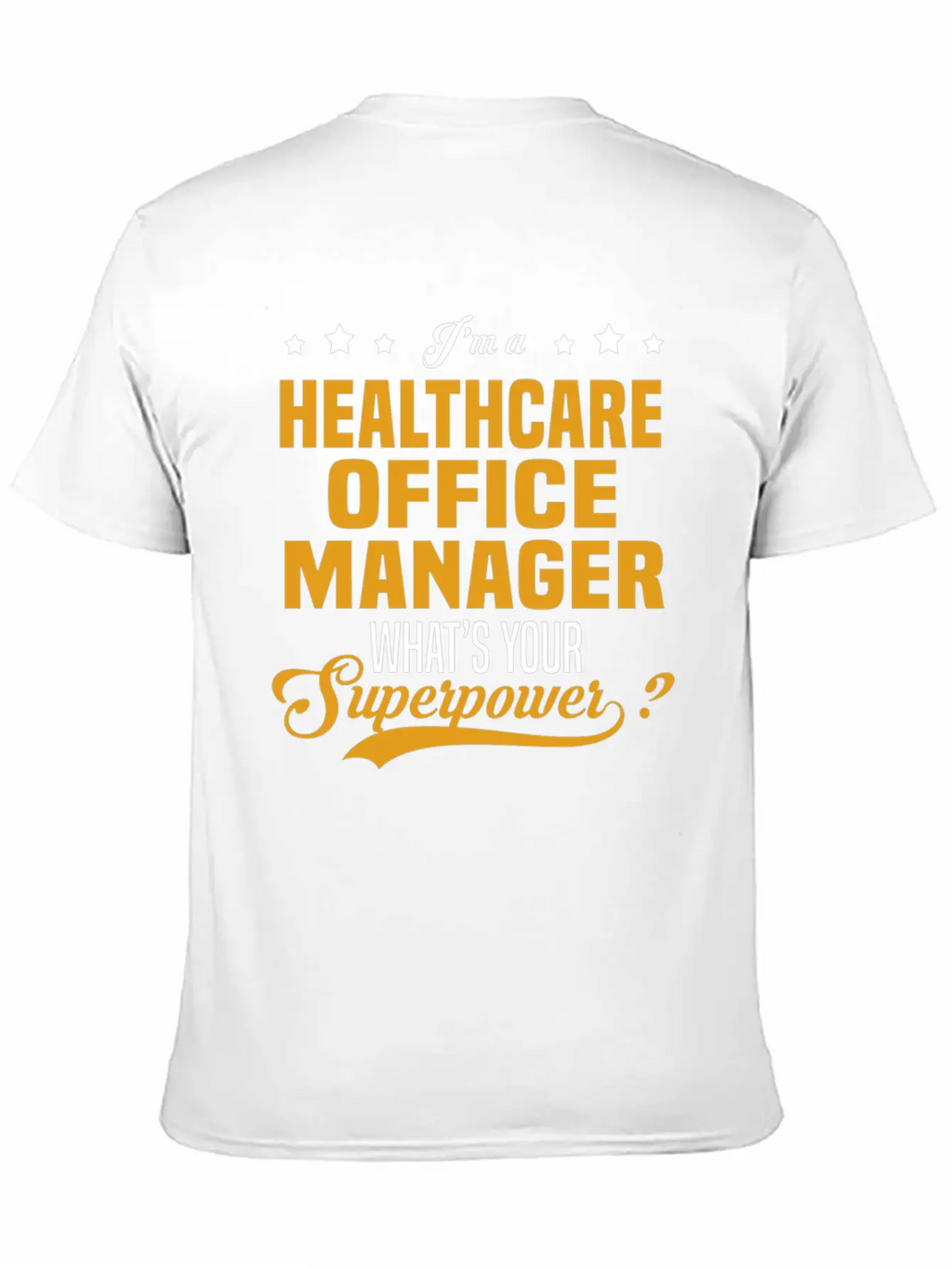 Healthcare Office Manager Breathable Soft Cotton T-Shirt – Timeless Casual Look