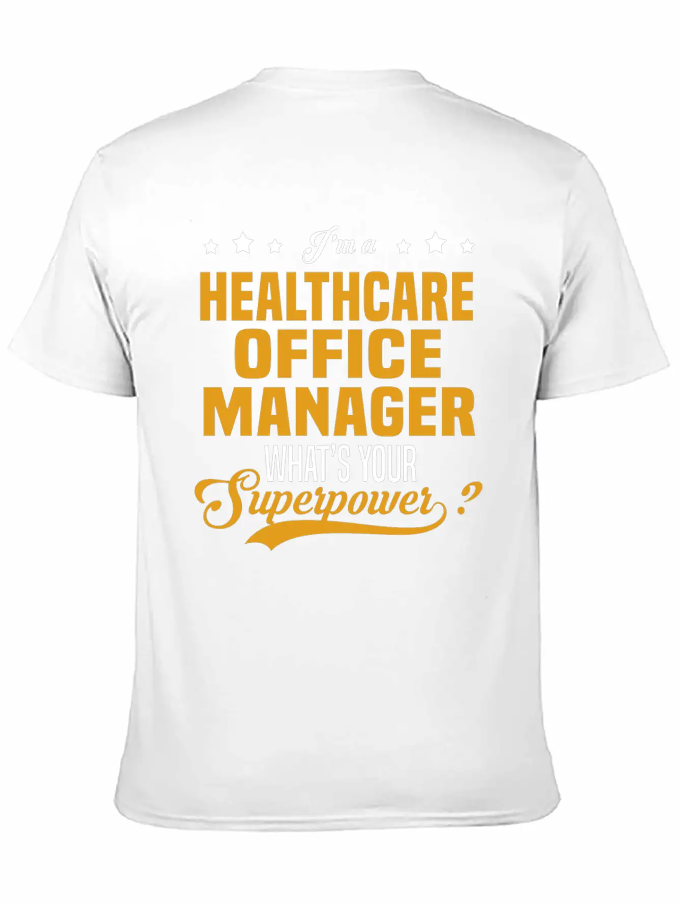 Healthcare Office Manager Breathable Soft Cotton T-Shirt – Timeless Casual Look
