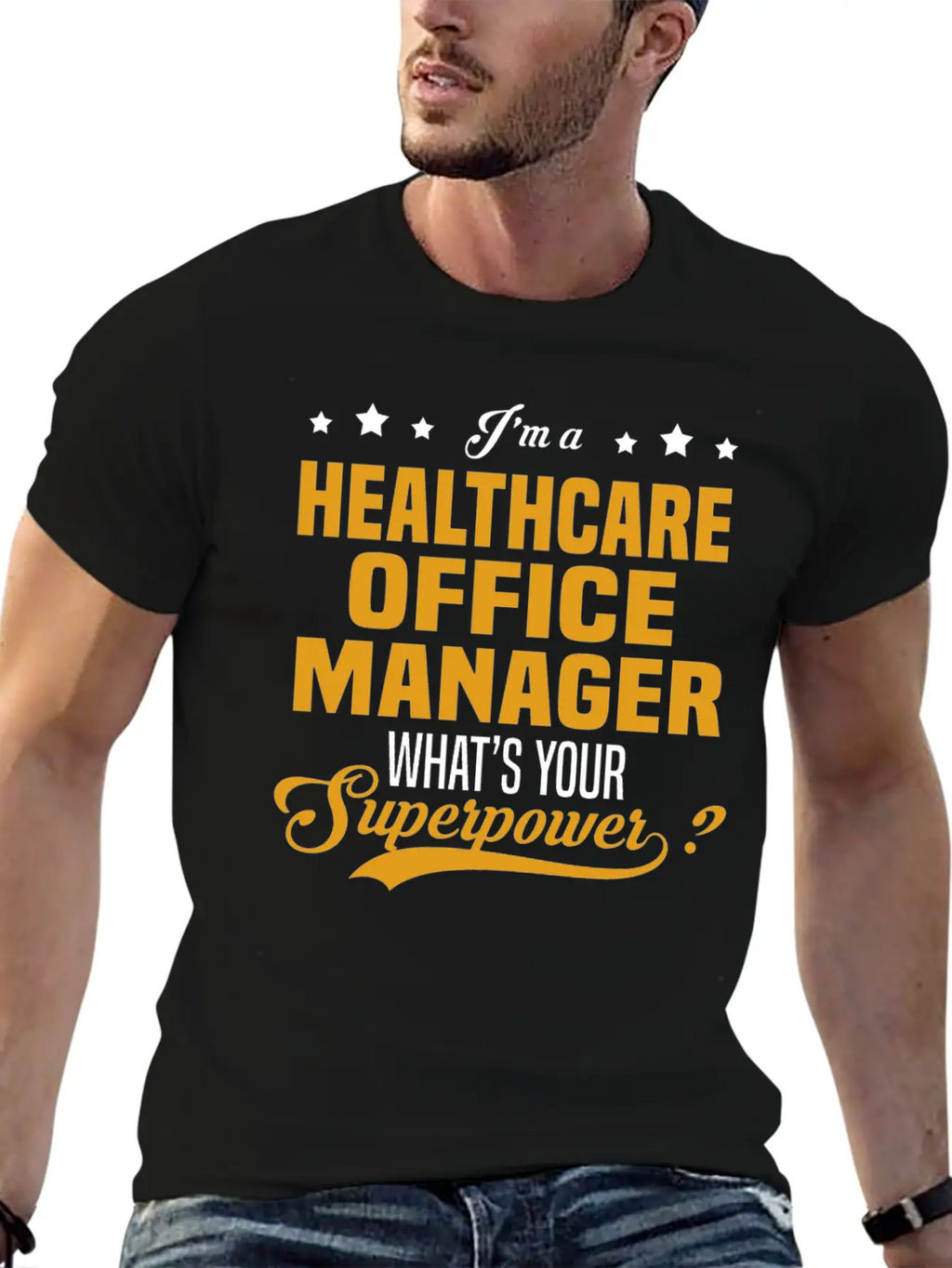 Healthcare Office Manager Breathable Soft Cotton T-Shirt – Timeless Casual Look