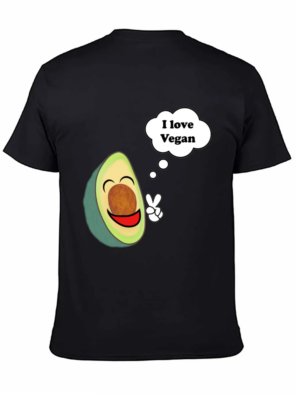 Healthy Vegetarian Avocado Classic Fit Graphic Tee For Daily Comfort – Unisex Cotton Shirt