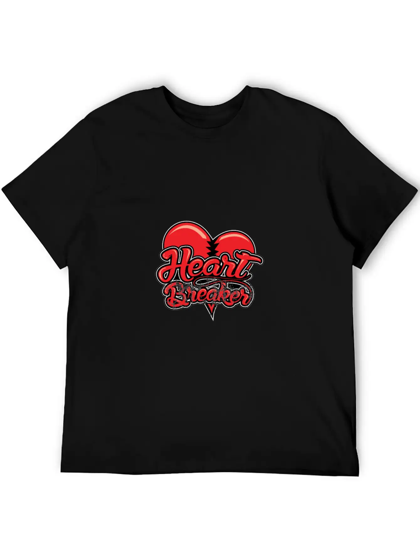 Heart Breaker Valentines Day Essential Cotton Tee For Daily Outfits – Unisex Style