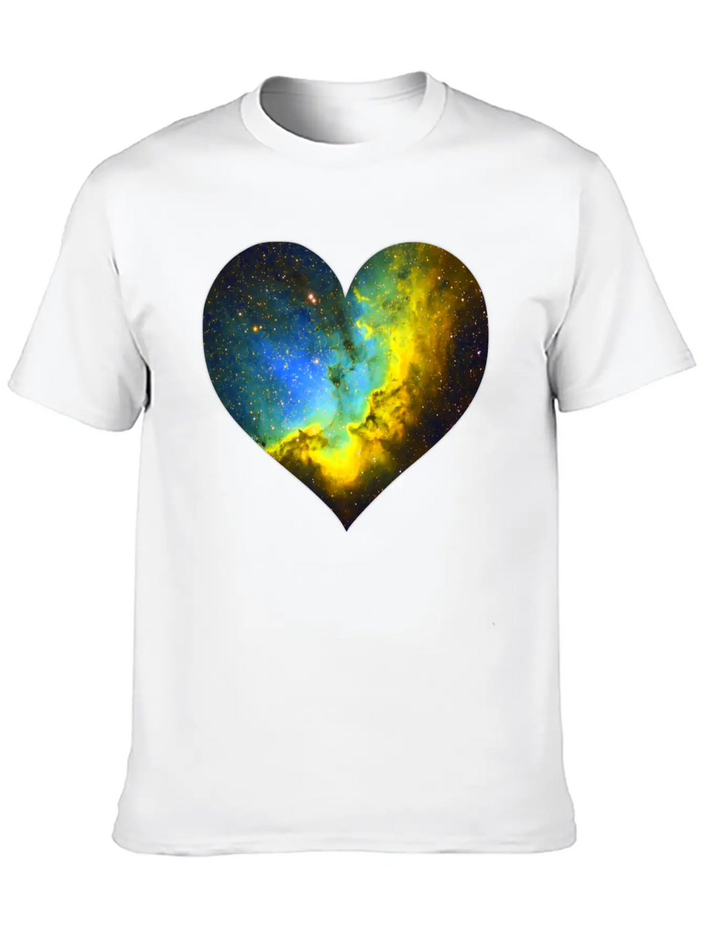 Heart Cosmos Stylish Everyday T-Shirt – Unisex Basic Cotton Tee