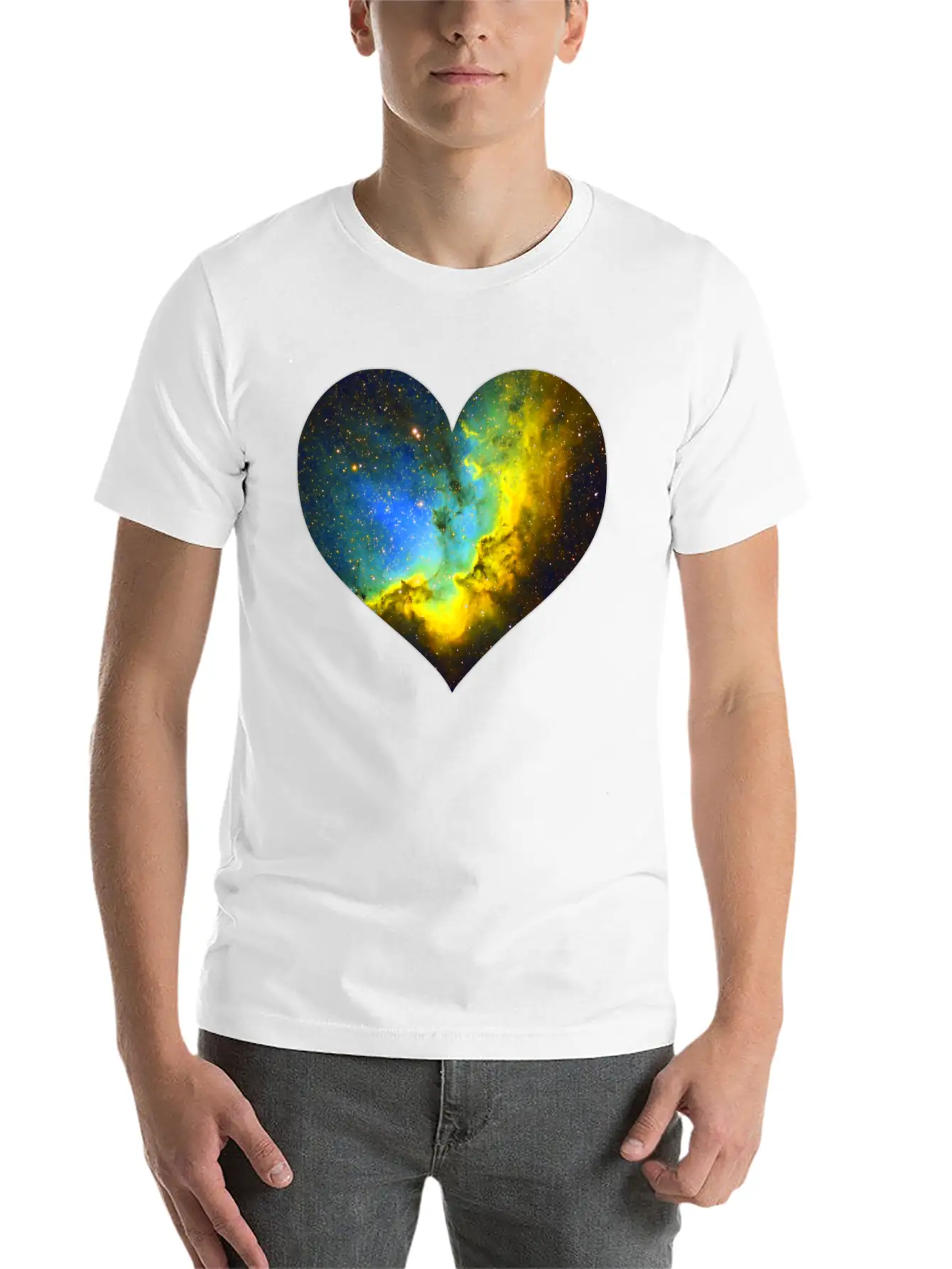 Heart Cosmos Stylish Everyday T-Shirt – Unisex Basic Cotton Tee