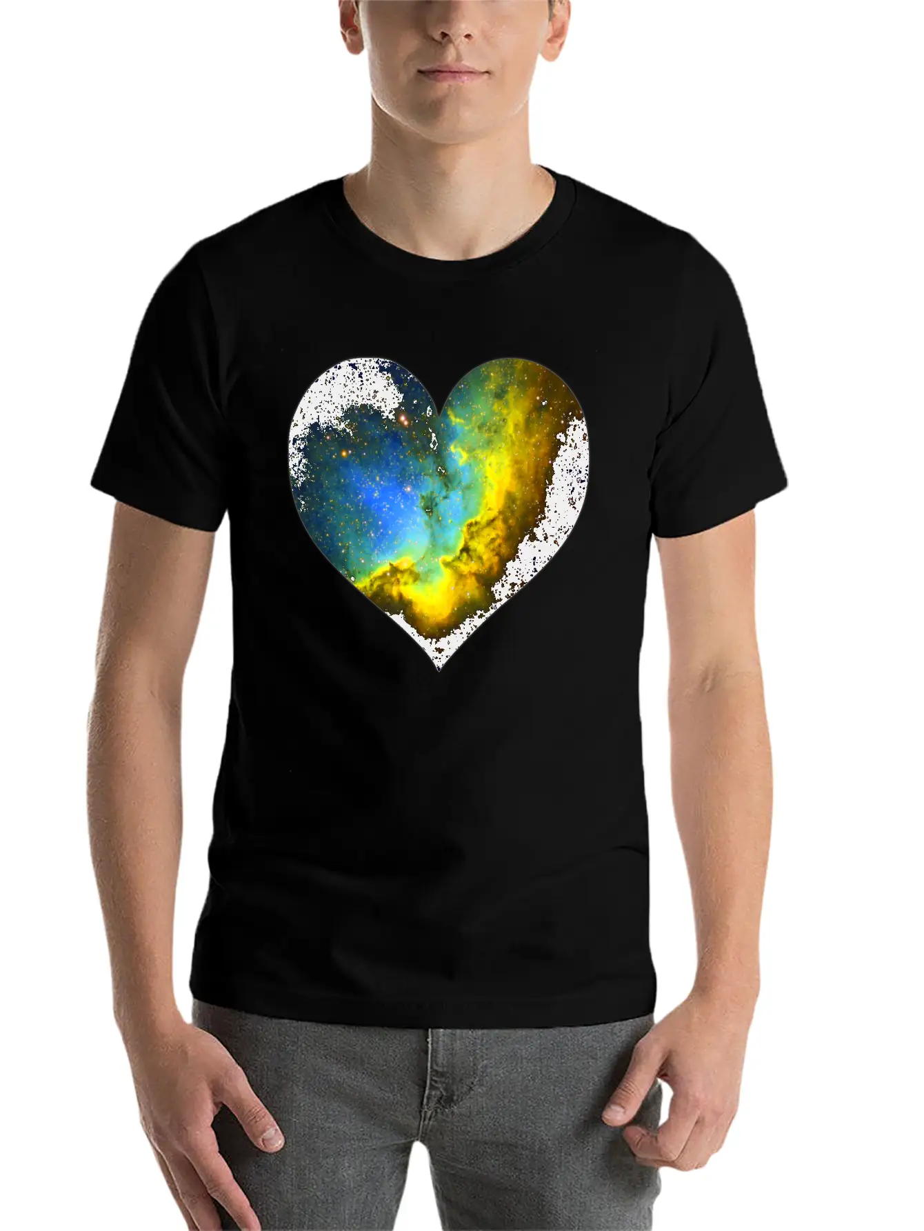 Heart Cosmos Stylish Everyday T-Shirt – Unisex Basic Cotton Tee
