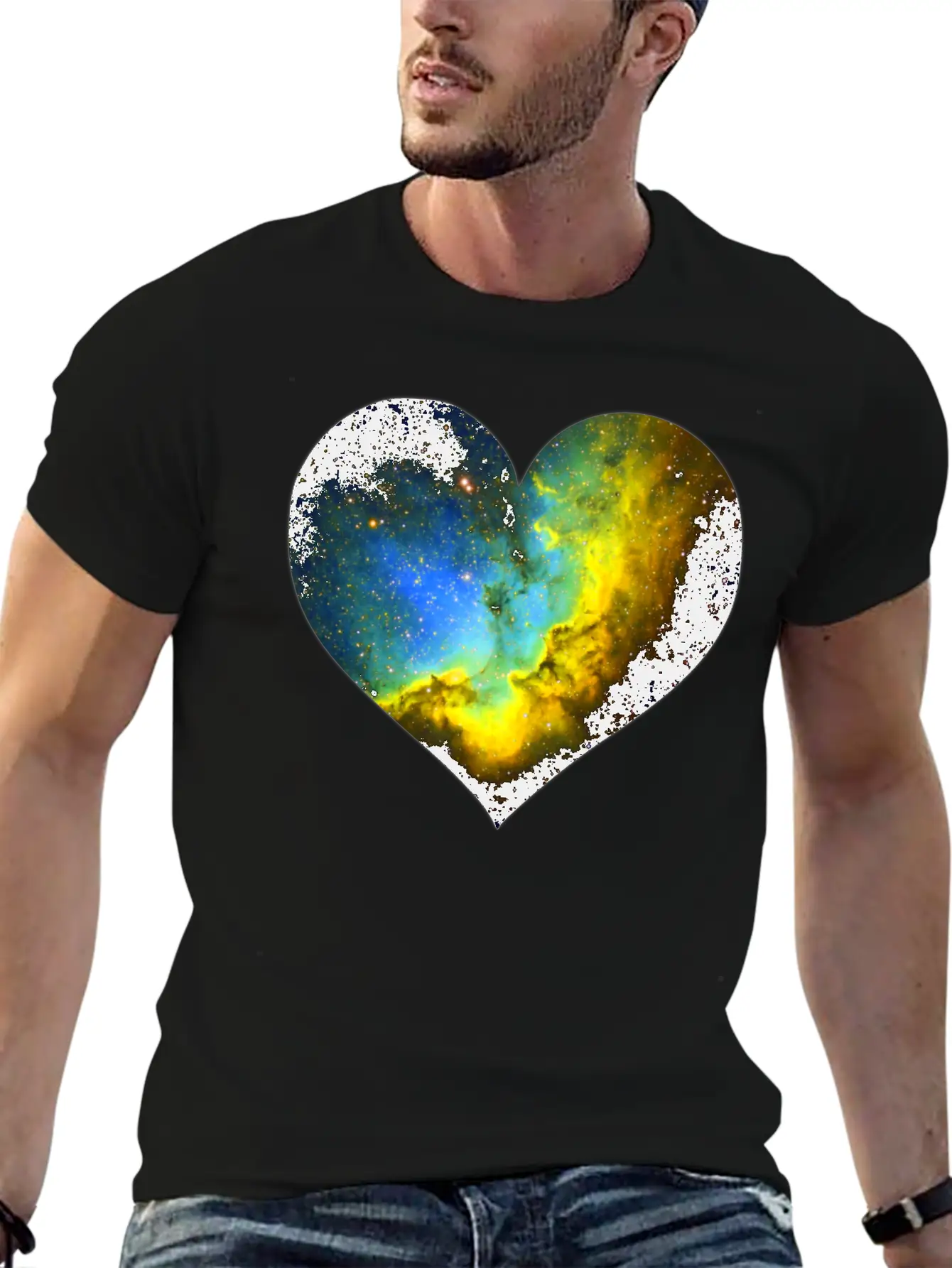 Heart Cosmos Stylish Everyday T-Shirt – Unisex Basic Cotton Tee