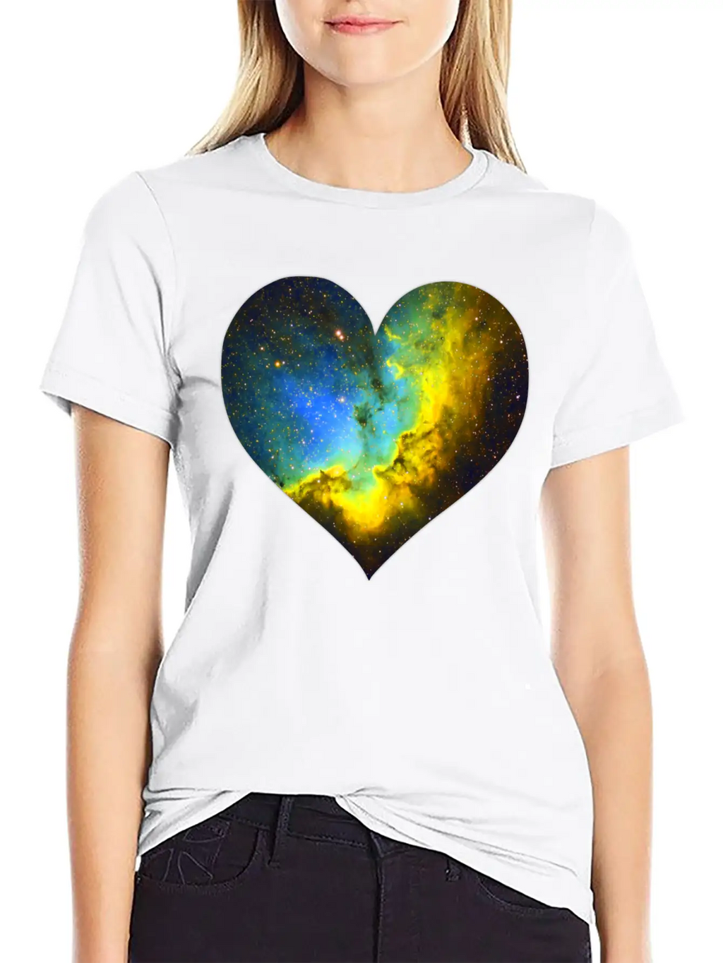 Heart Cosmos Stylish Everyday T-Shirt – Unisex Basic Cotton Tee