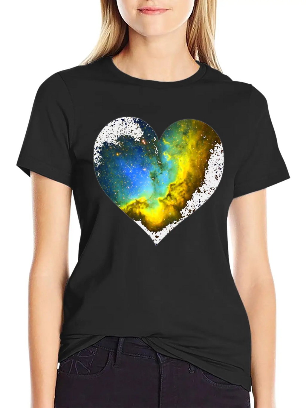 Heart Cosmos Stylish Everyday T-Shirt – Unisex Basic Cotton Tee