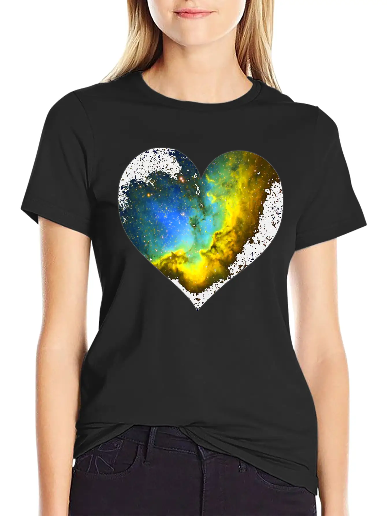 Heart Cosmos Stylish Everyday T-Shirt – Unisex Basic Cotton Tee