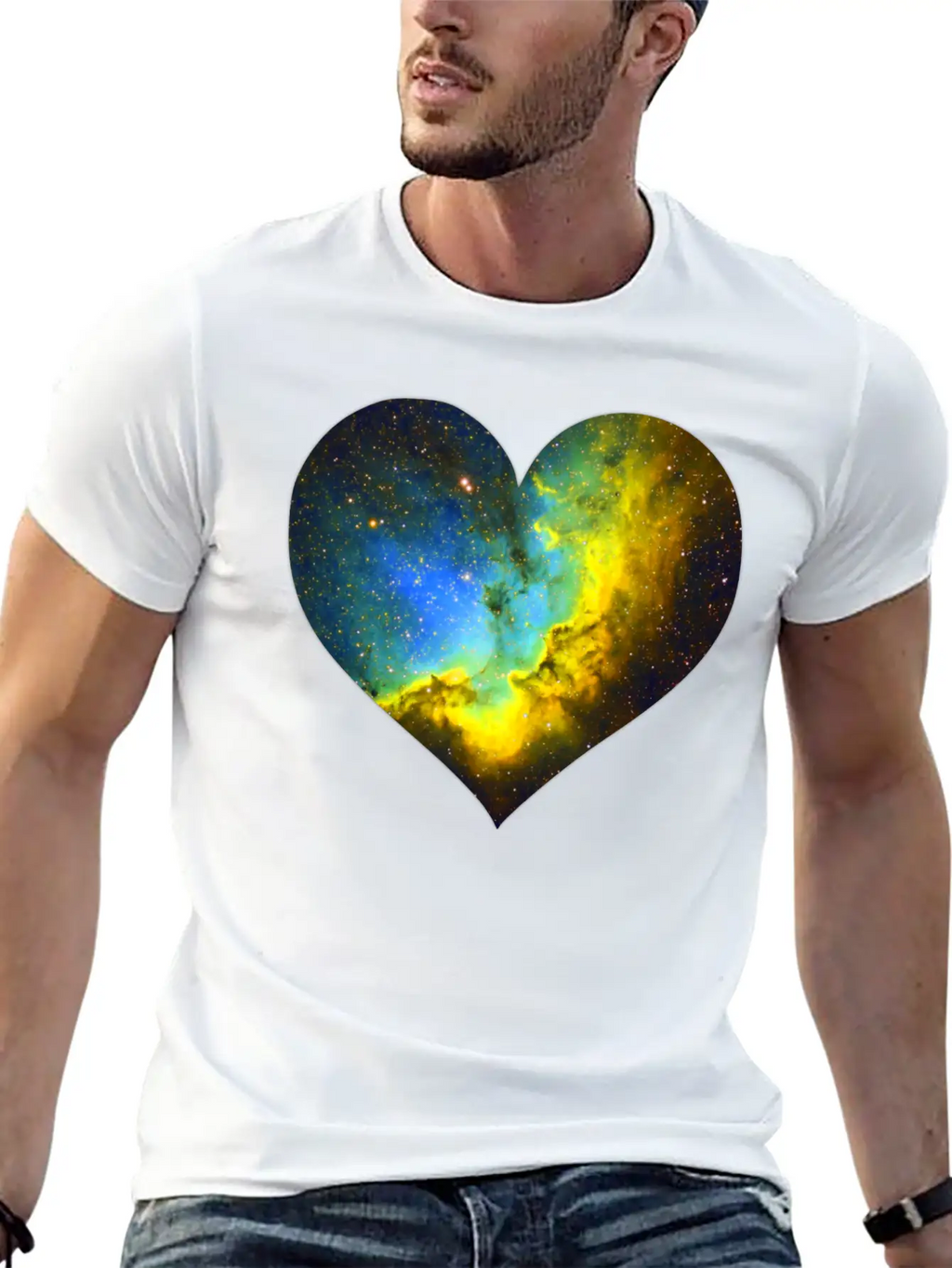Heart Cosmos Stylish Everyday T-Shirt – Unisex Basic Cotton Tee