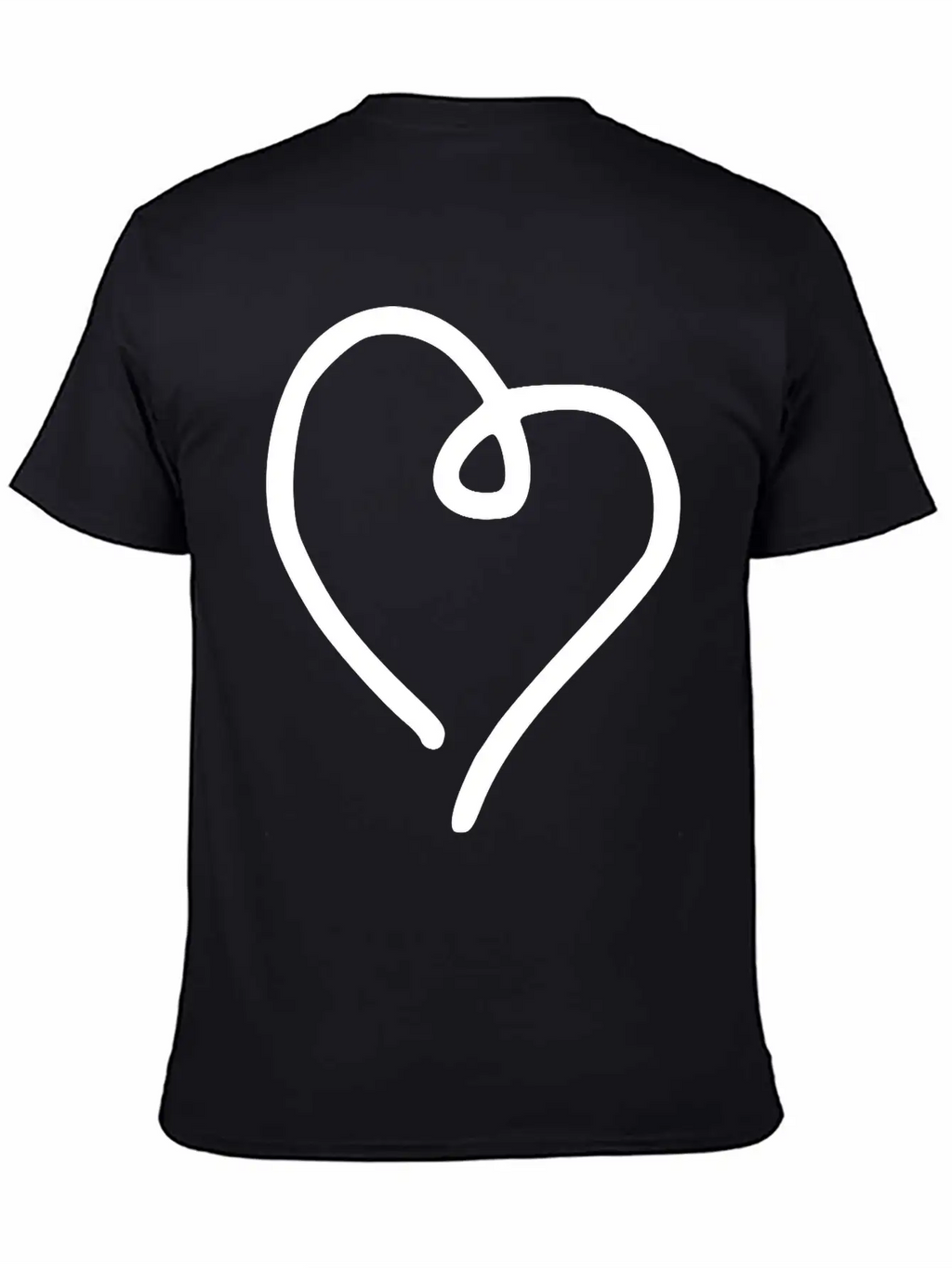 Heart Emojis Sketch Breathable Soft Cotton T-Shirt – Timeless Casual Look