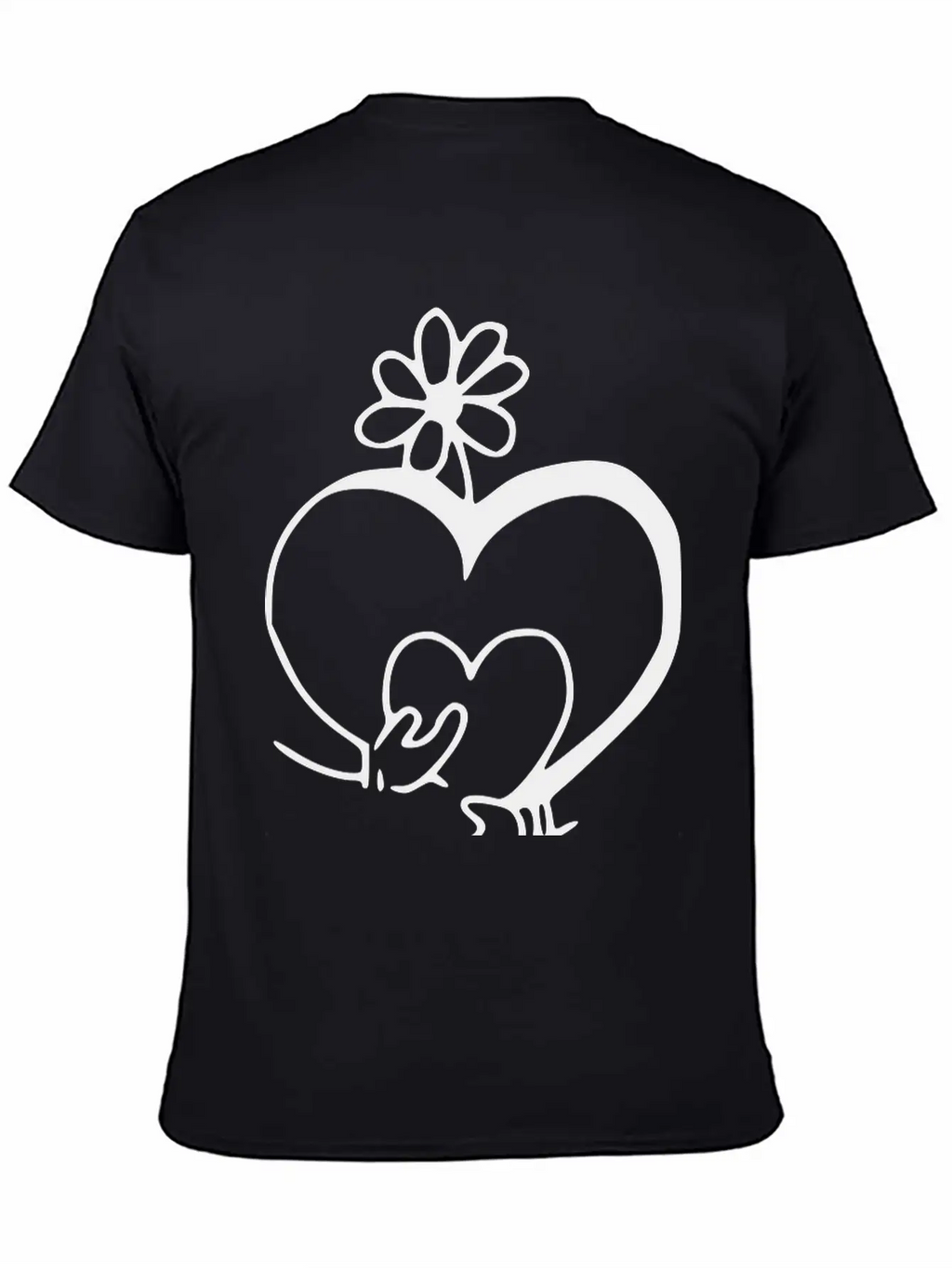Heart Emojis Sketch Unisex Casual T-Shirt – Clean Design For Daily Comfort