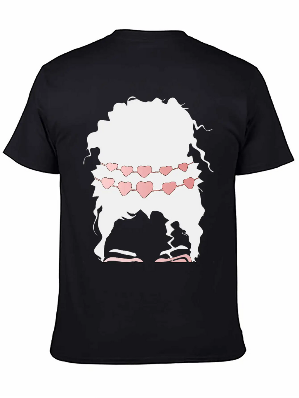 Heart Eyes Happy Girl Face Casual Graphic T-Shirt – Simple And Comfortable Daily Wear