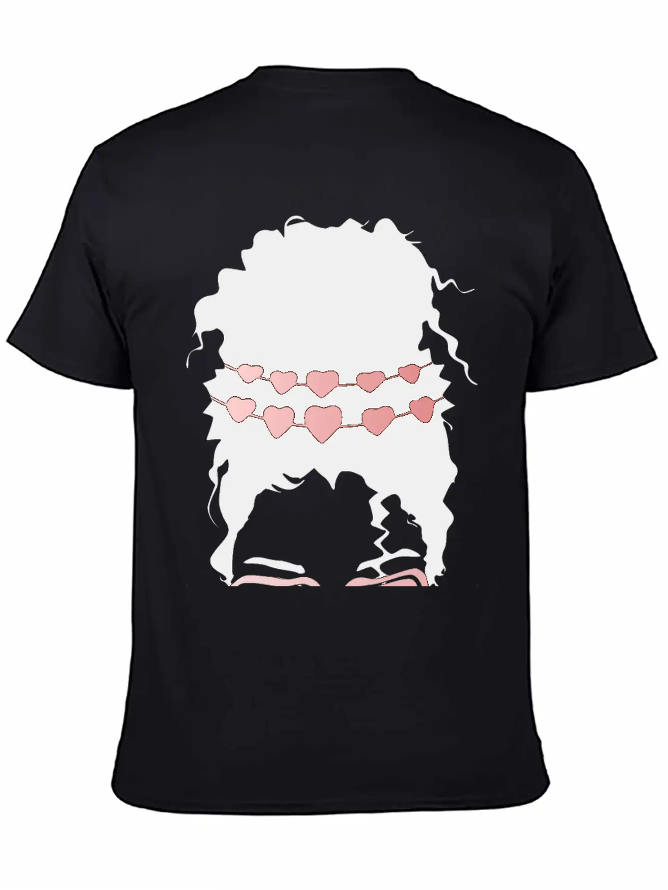 Heart Eyes Happy Girl Face Casual Graphic T-Shirt – Simple And Comfortable Daily Wear