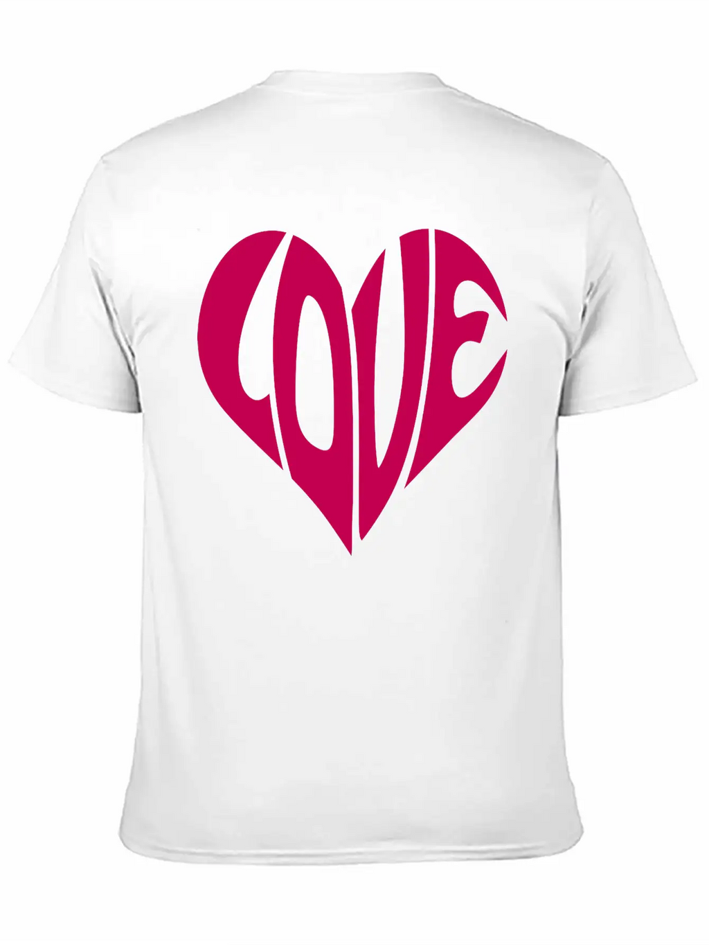Heart, Love Heart, Typography Unisex Casual T-Shirt – Clean Design For Daily Comfort