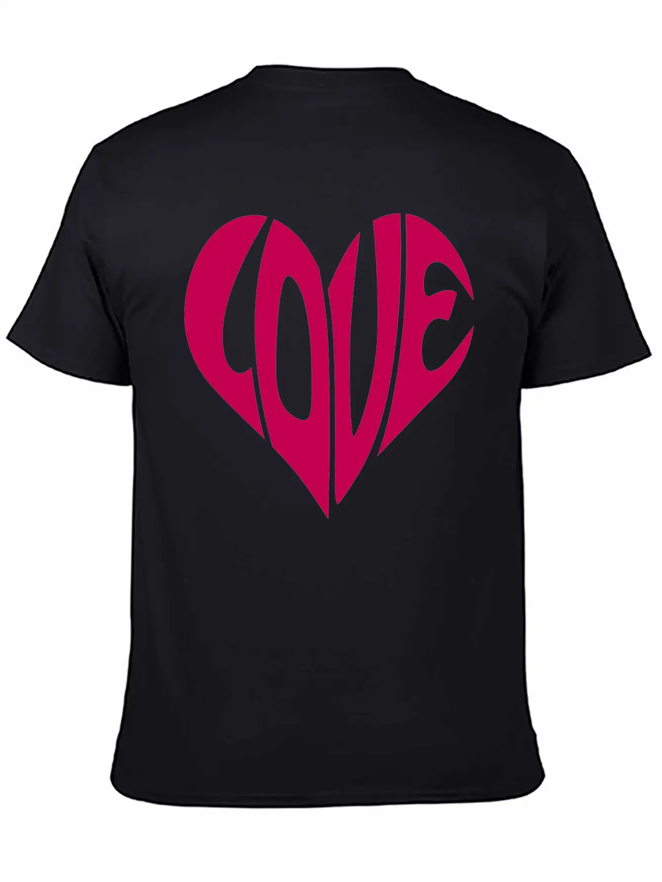 Heart, Love Heart, Typography Unisex Casual T-Shirt – Clean Design For Daily Comfort