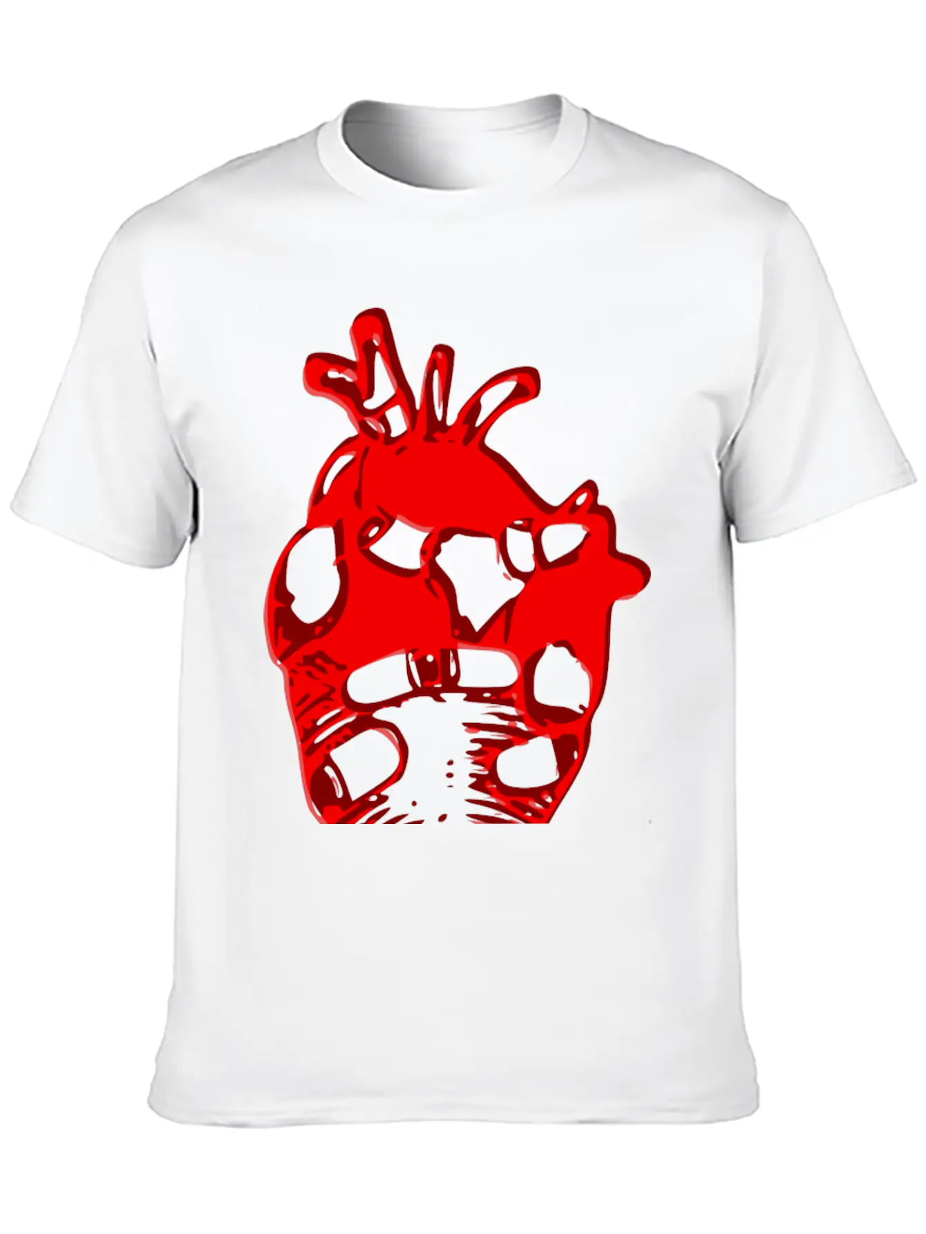 Heart Motif Stylish Everyday T-Shirt – Unisex Basic Cotton Tee