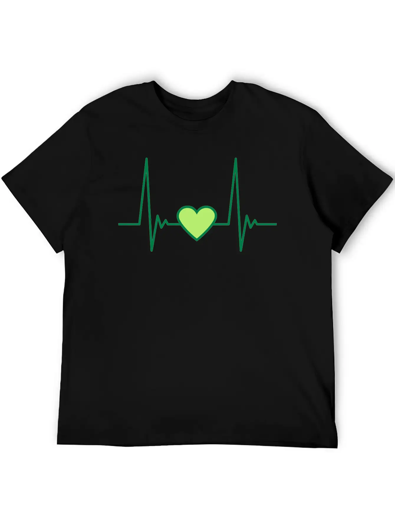 Heart_pulse_2c Breathable Soft Cotton T-Shirt – Timeless Casual Look