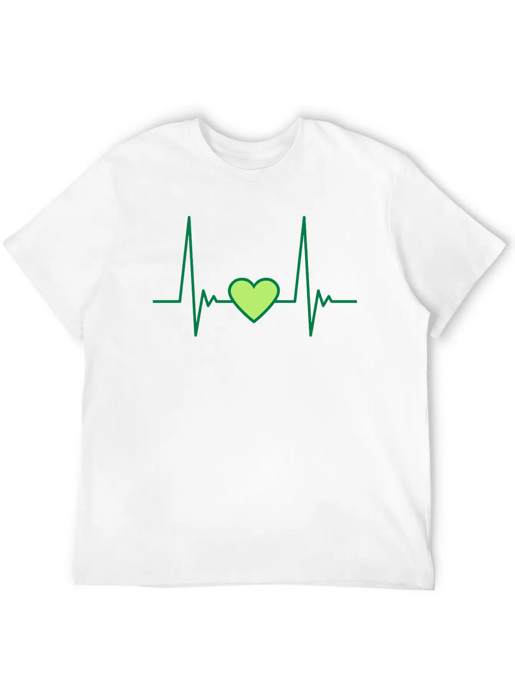 Heart_pulse_2c Breathable Soft Cotton T-Shirt – Timeless Casual Look