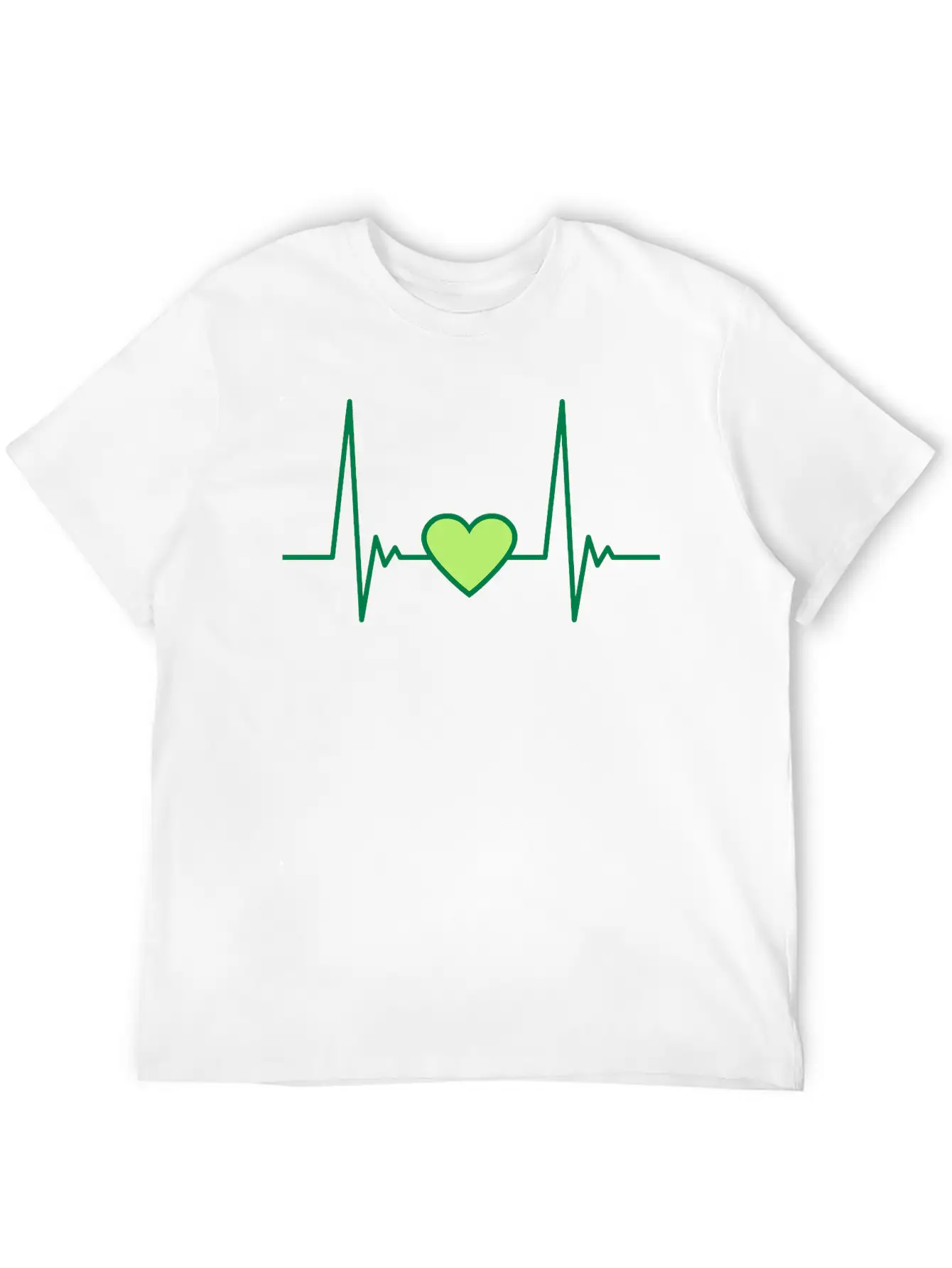 Heart_pulse_2c Breathable Soft Cotton T-Shirt – Timeless Casual Look