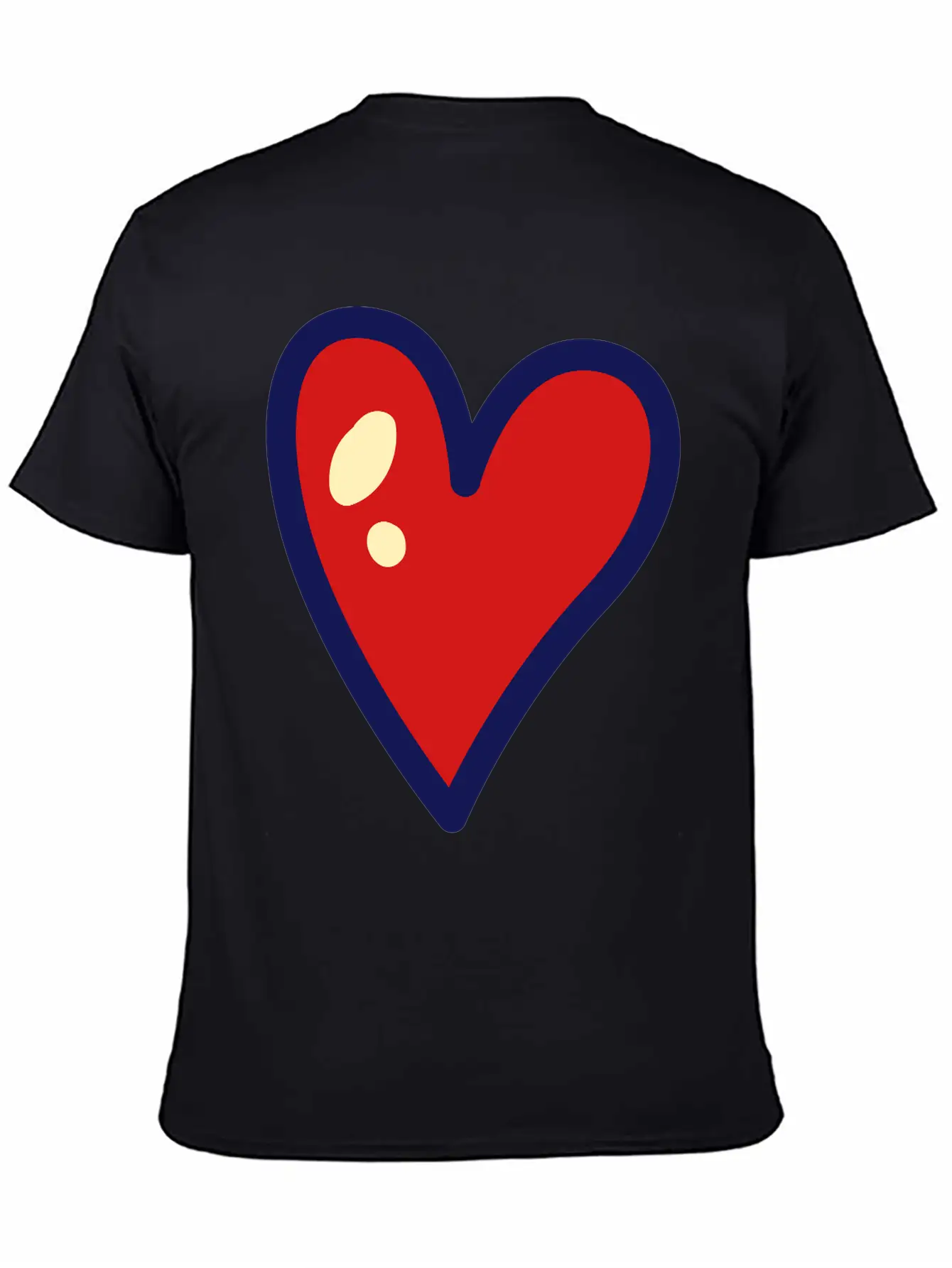 Heart Unisex Casual T-Shirt – Clean Design For Daily Comfort