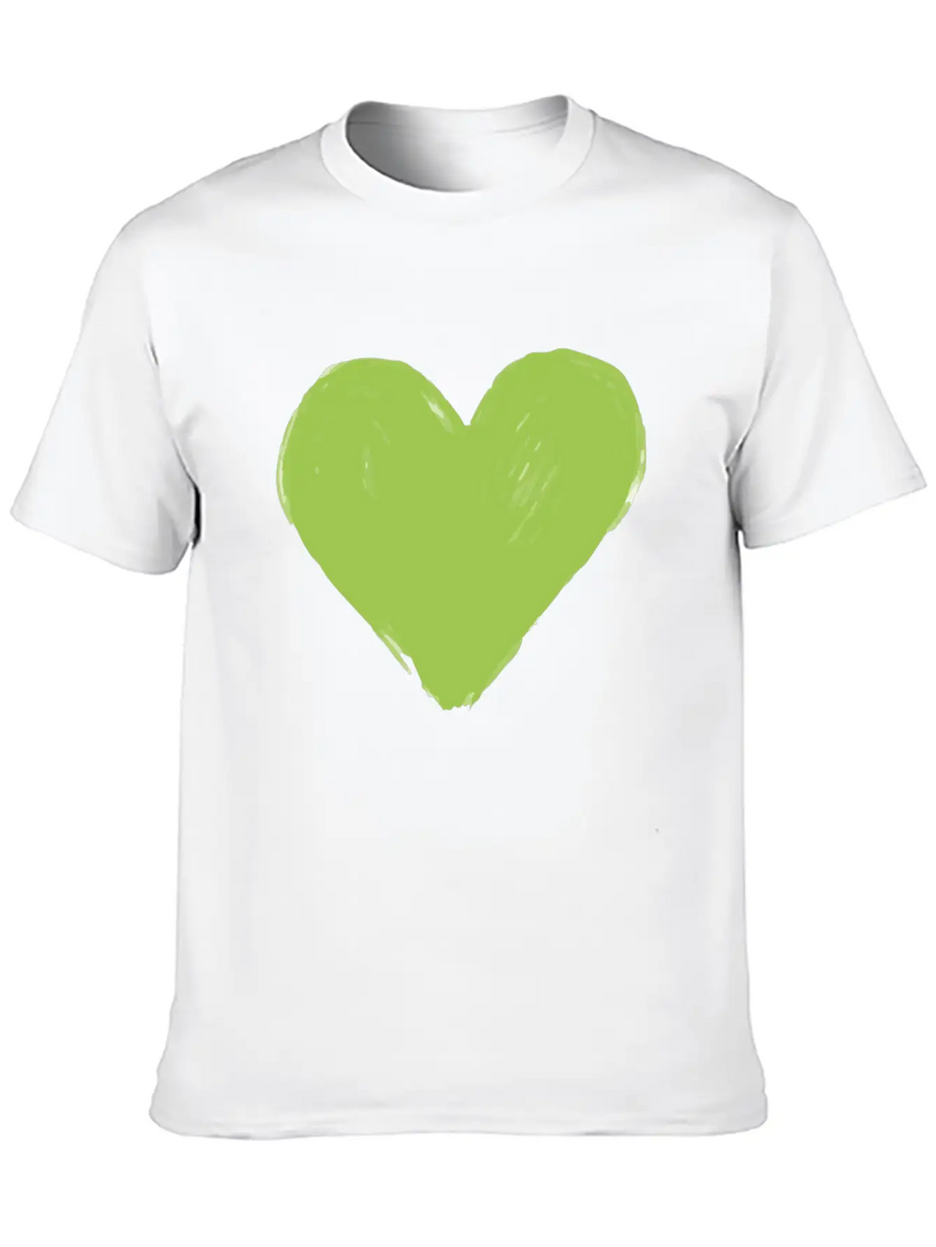 Heart Vegan Meatless Health Gift Unisex Short Sleeve Soft Cotton T-Shirt – Casual Everyday Wear