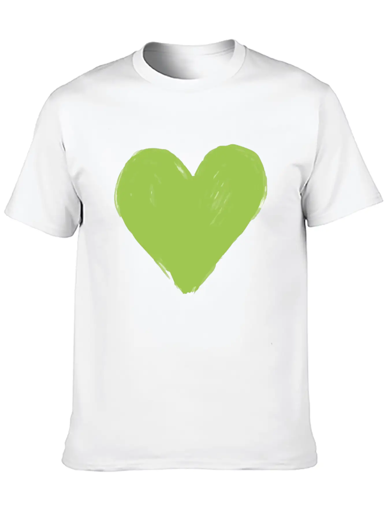 Heart Vegan Meatless Health Gift Unisex Short Sleeve Soft Cotton T-Shirt – Casual Everyday Wear
