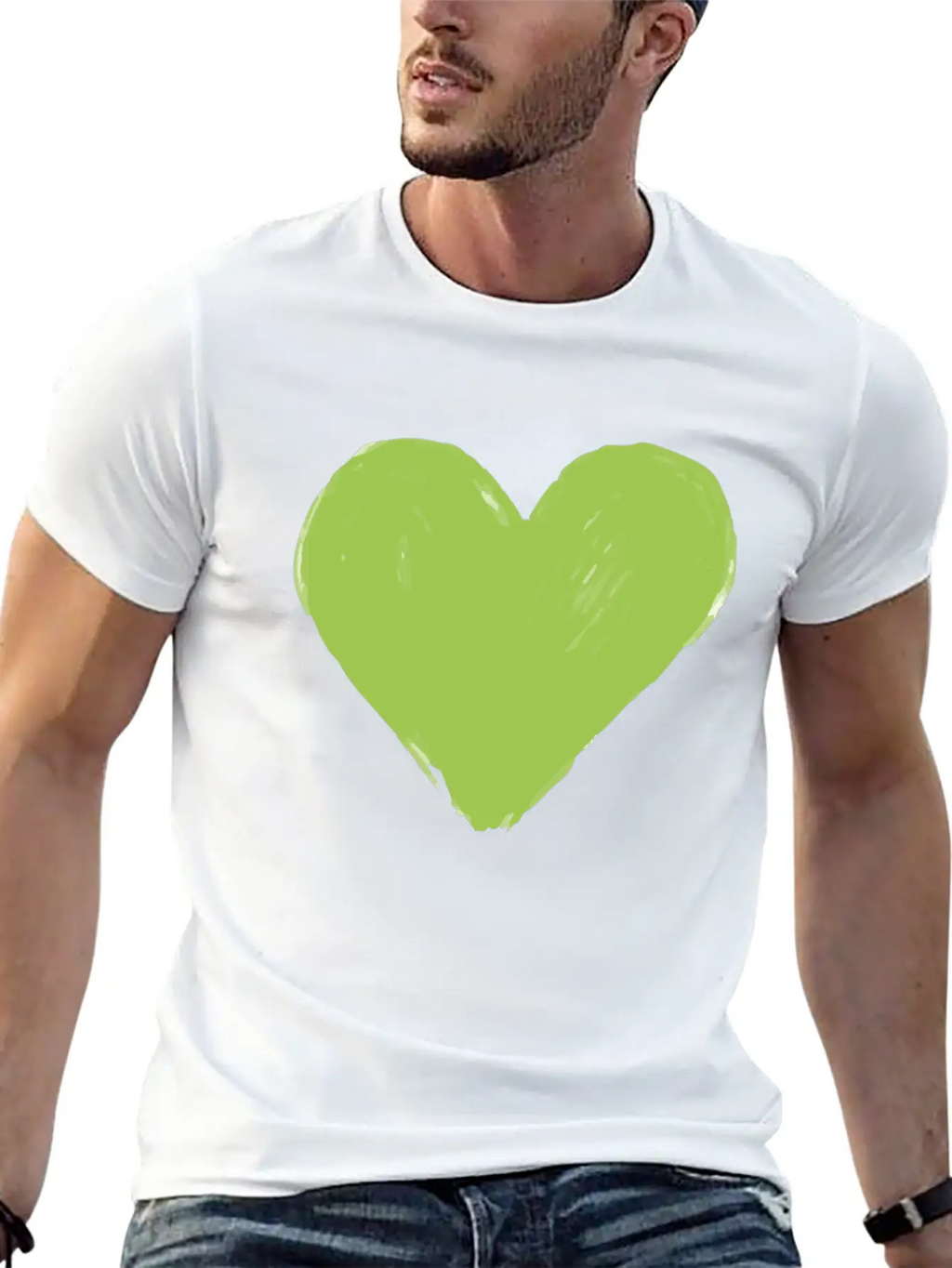 Heart Vegan Meatless Health Gift Unisex Short Sleeve Soft Cotton T-Shirt – Casual Everyday Wear