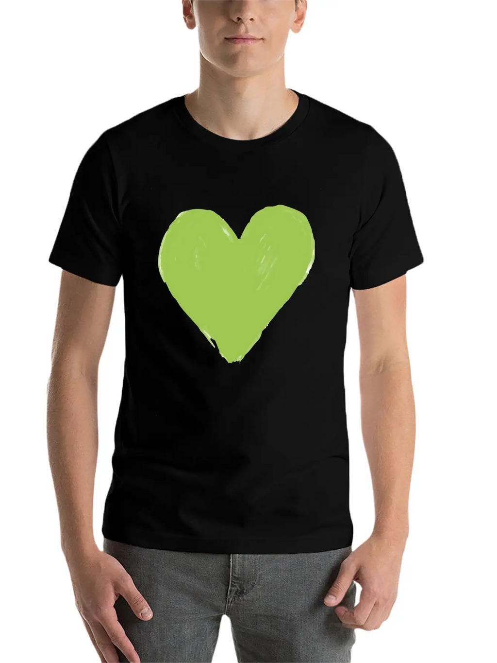 Heart Vegan Meatless Health Gift Unisex Short Sleeve Soft Cotton T-Shirt – Casual Everyday Wear