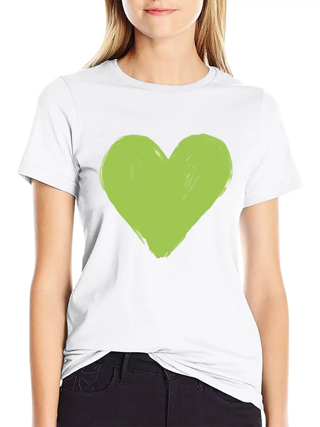 Heart Vegan Meatless Health Gift Unisex Short Sleeve Soft Cotton T-Shirt – Casual Everyday Wear