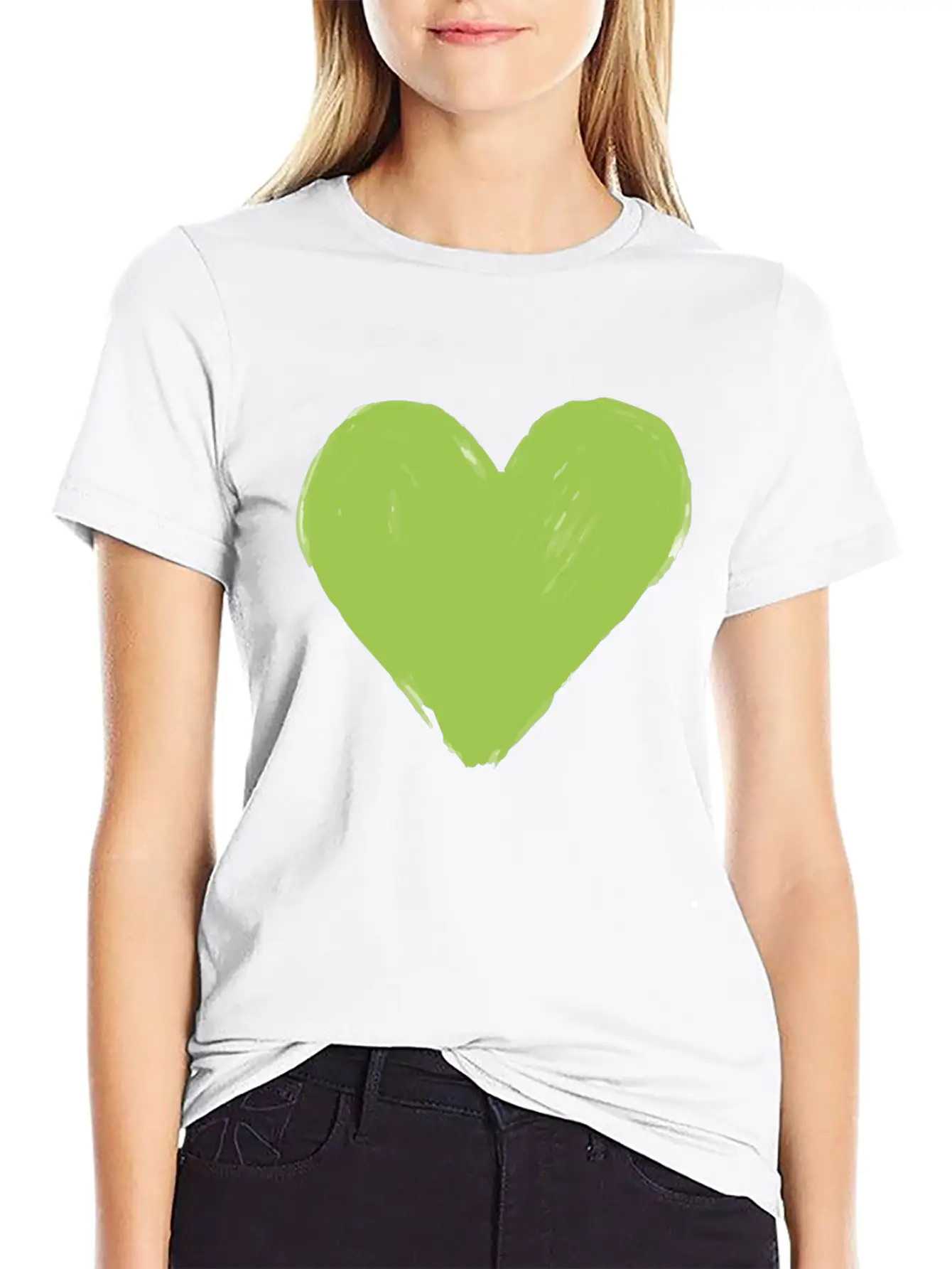 Heart Vegan Meatless Health Gift Unisex Short Sleeve Soft Cotton T-Shirt – Casual Everyday Wear