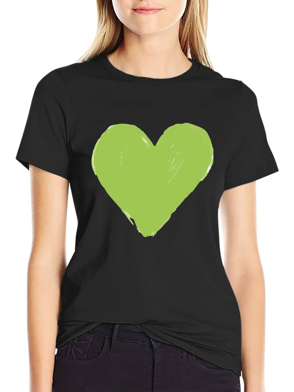 Heart Vegan Meatless Health Gift Unisex Short Sleeve Soft Cotton T-Shirt – Casual Everyday Wear