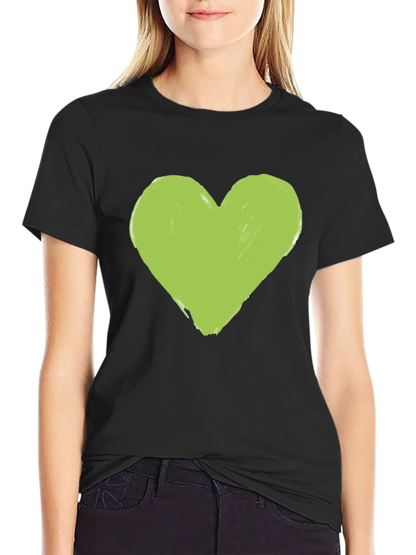 Heart Vegan Meatless Health Gift Unisex Short Sleeve Soft Cotton T-Shirt – Casual Everyday Wear