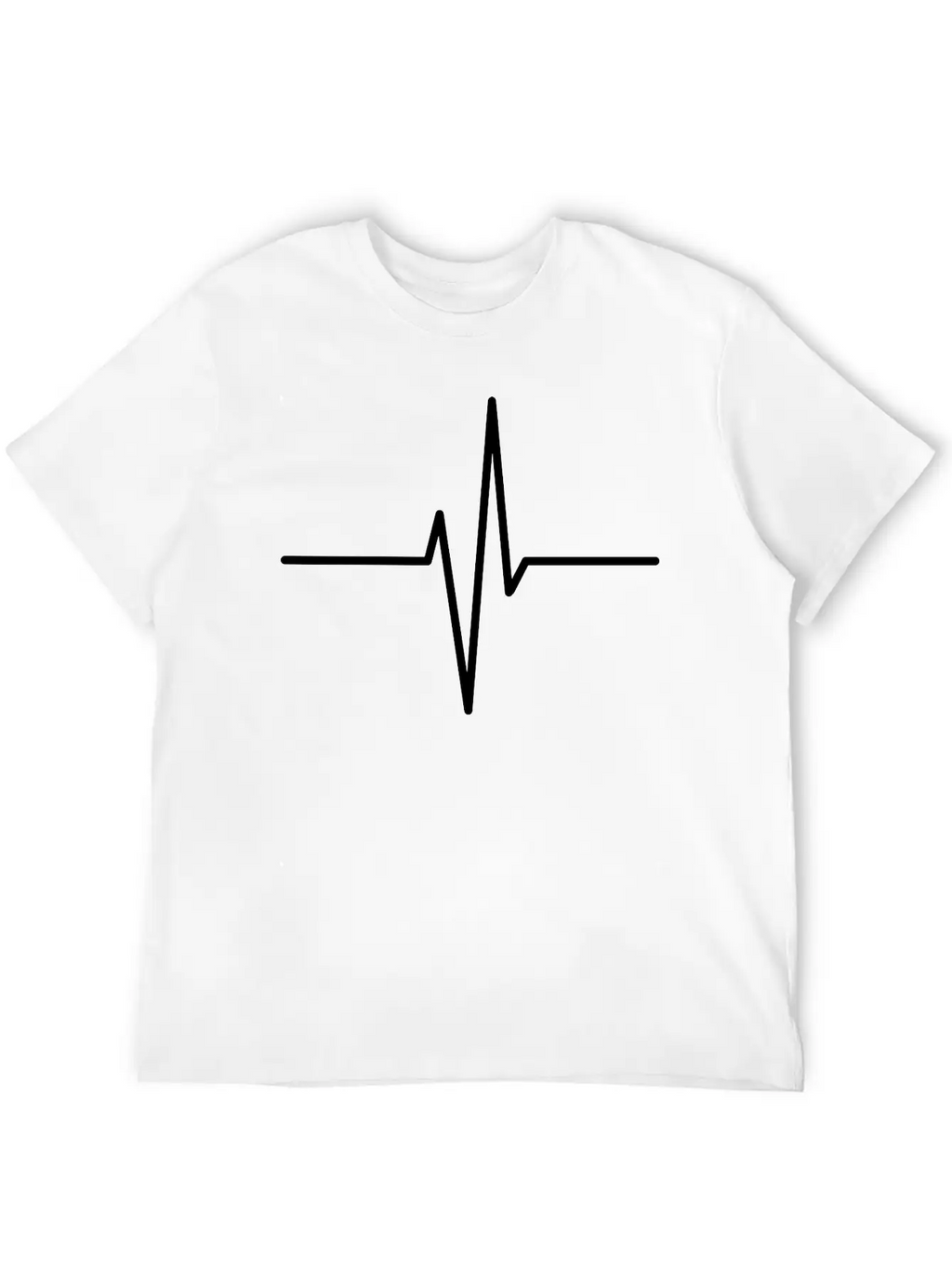 Heartbeat Unisex Casual T-Shirt – Clean Design For Daily Comfort