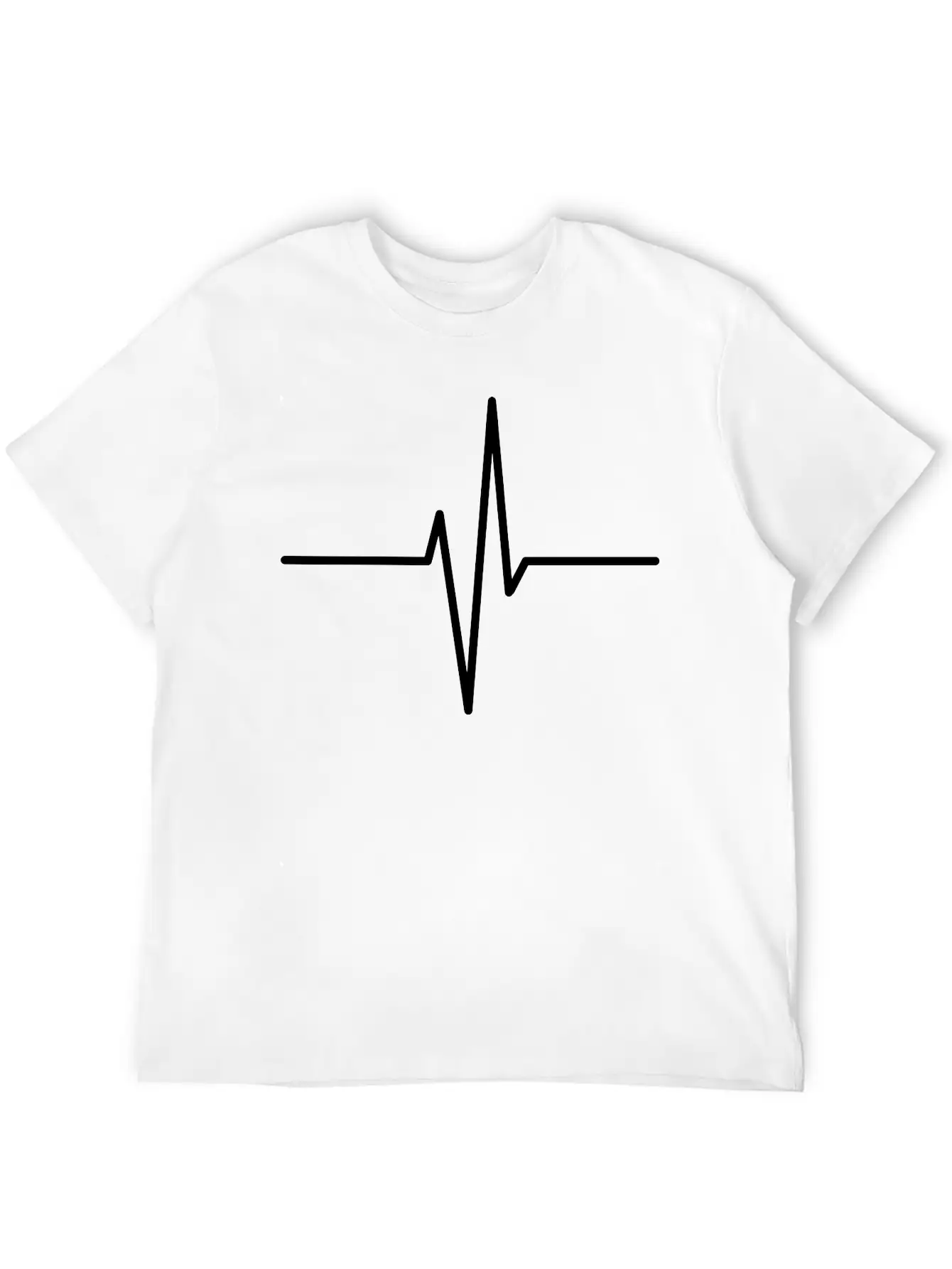 Heartbeat Unisex Casual T-Shirt – Clean Design For Daily Comfort