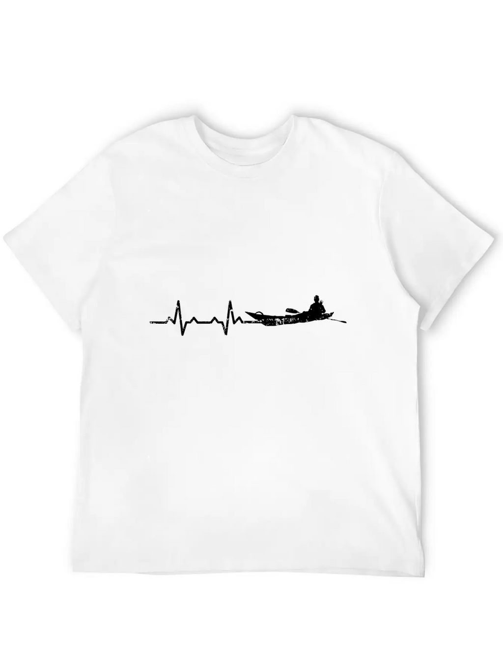 Heartbeats Rafting Heart Rate Casual Graphic T-Shirt – Simple And Comfortable Daily Wear