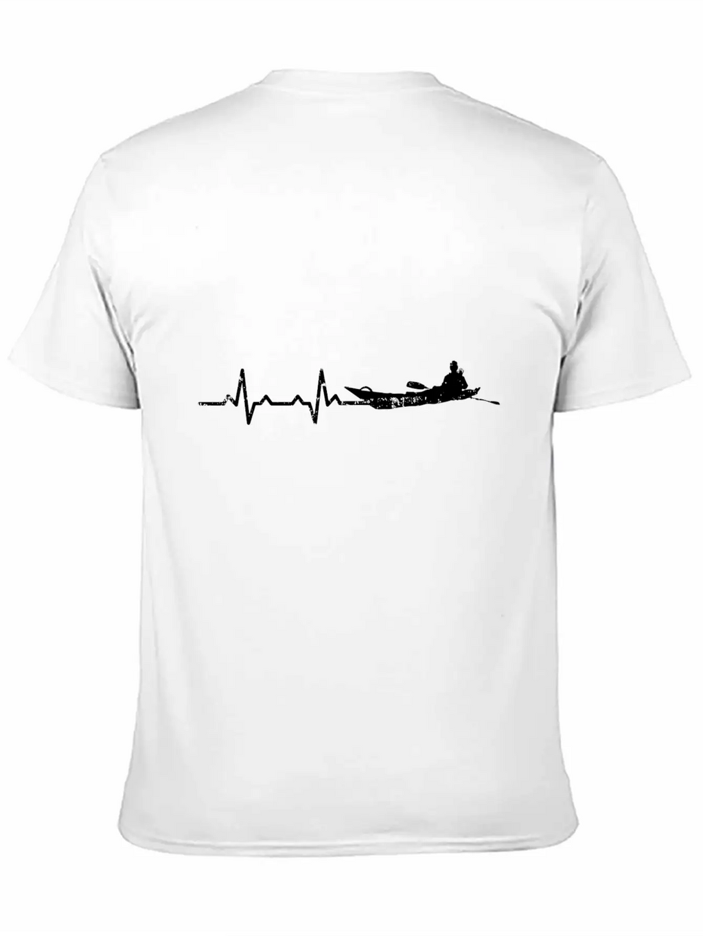 Heartbeats Rafting Heart Rate Casual Graphic T-Shirt – Simple And Comfortable Daily Wear