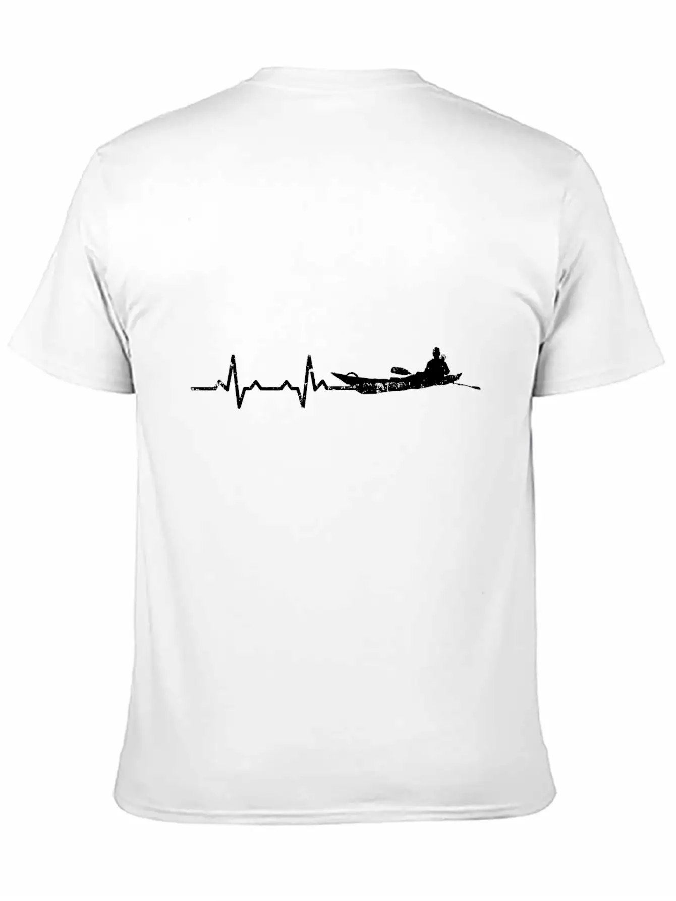 Heartbeats Rafting Heart Rate Casual Graphic T-Shirt – Simple And Comfortable Daily Wear