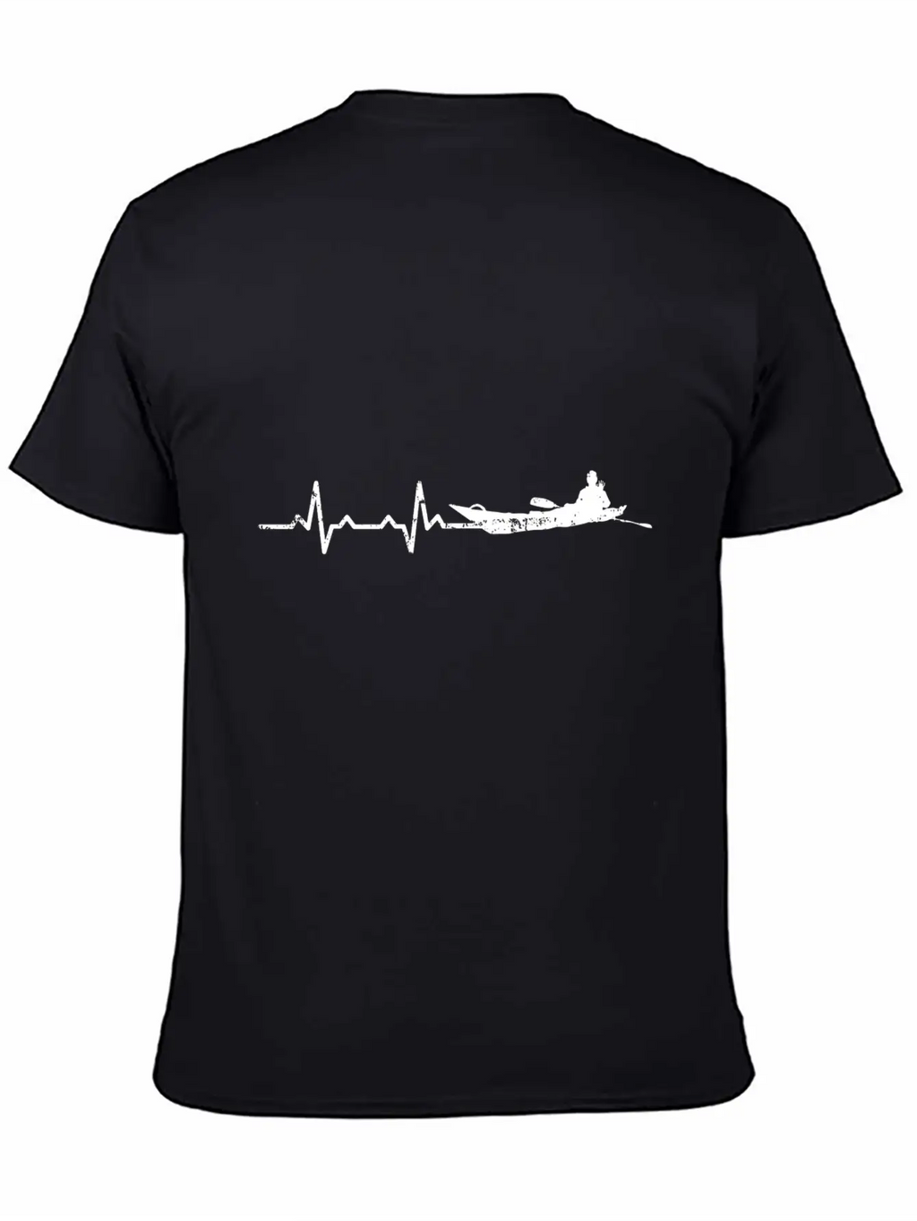Heartbeats Rafting Heart Rate Casual Graphic T-Shirt – Simple And Comfortable Daily Wear