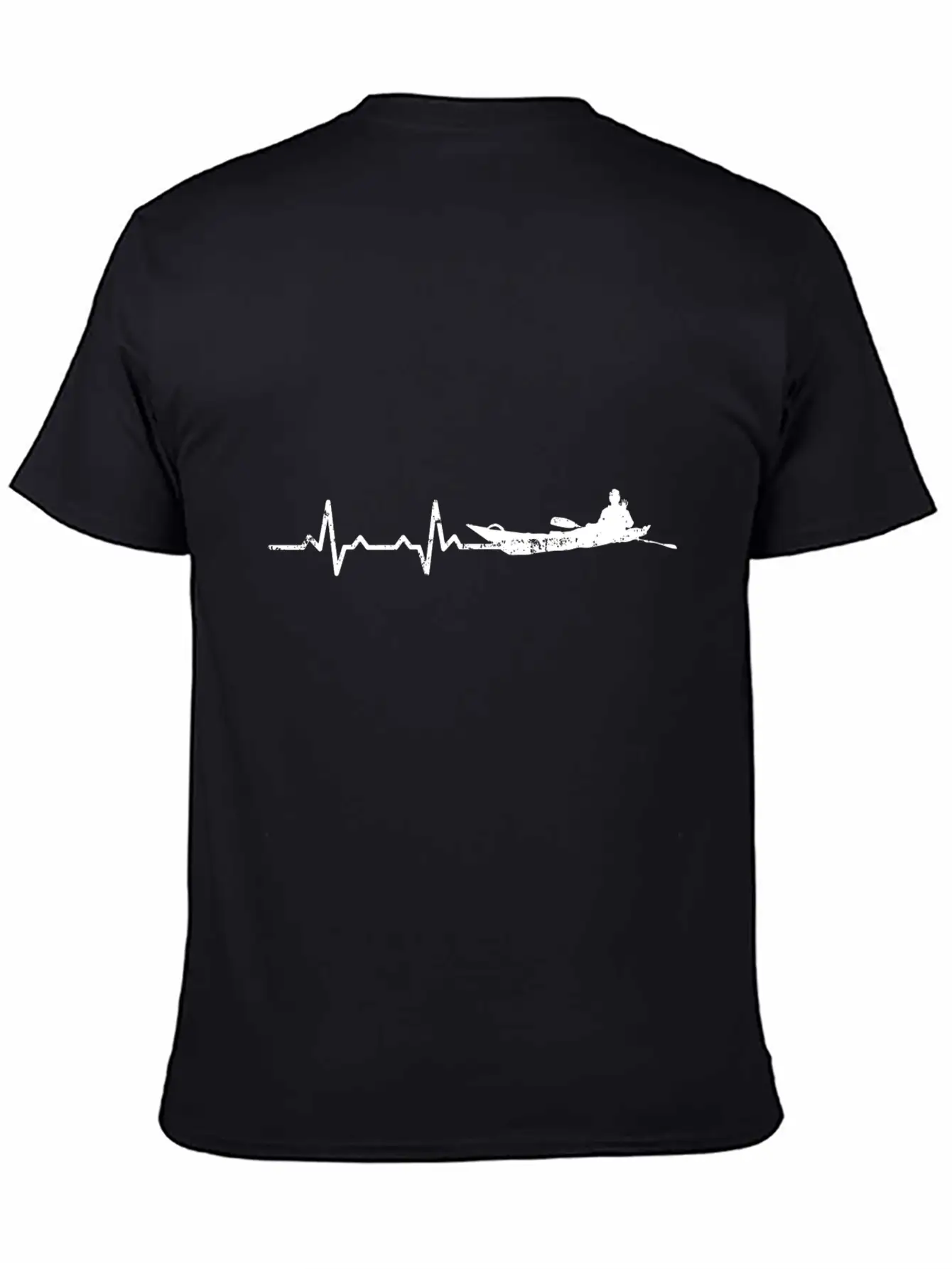 Heartbeats Rafting Heart Rate Casual Graphic T-Shirt – Simple And Comfortable Daily Wear
