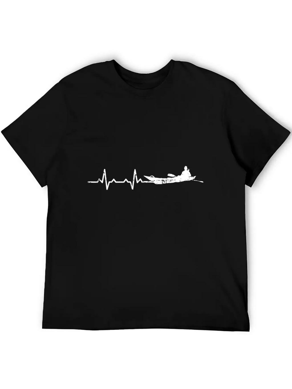 Heartbeats Rafting Heart Rate Casual Graphic T-Shirt – Simple And Comfortable Daily Wear