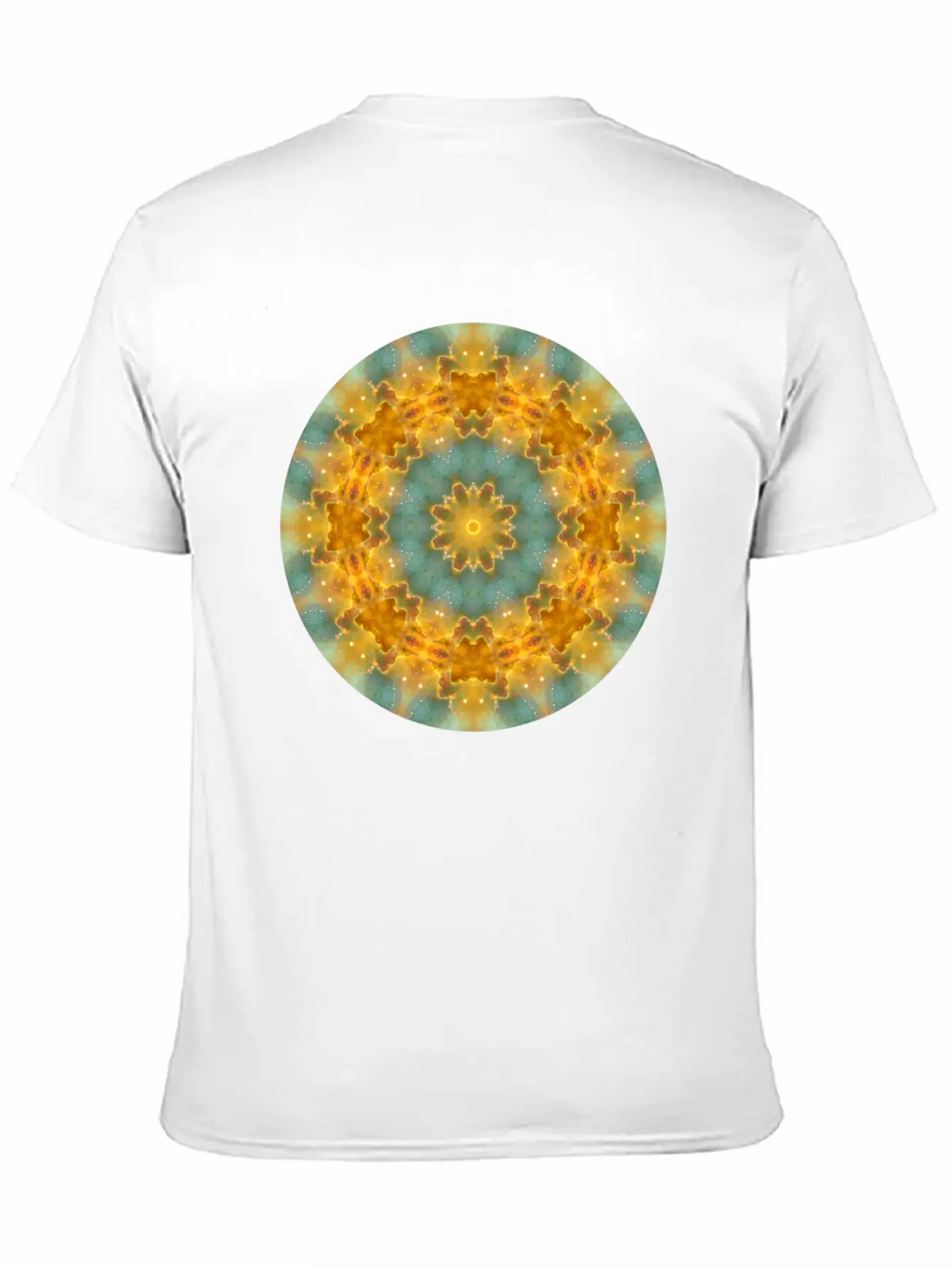 Heavens Flower Mandala Breathable Soft Cotton T-Shirt – Timeless Casual Look