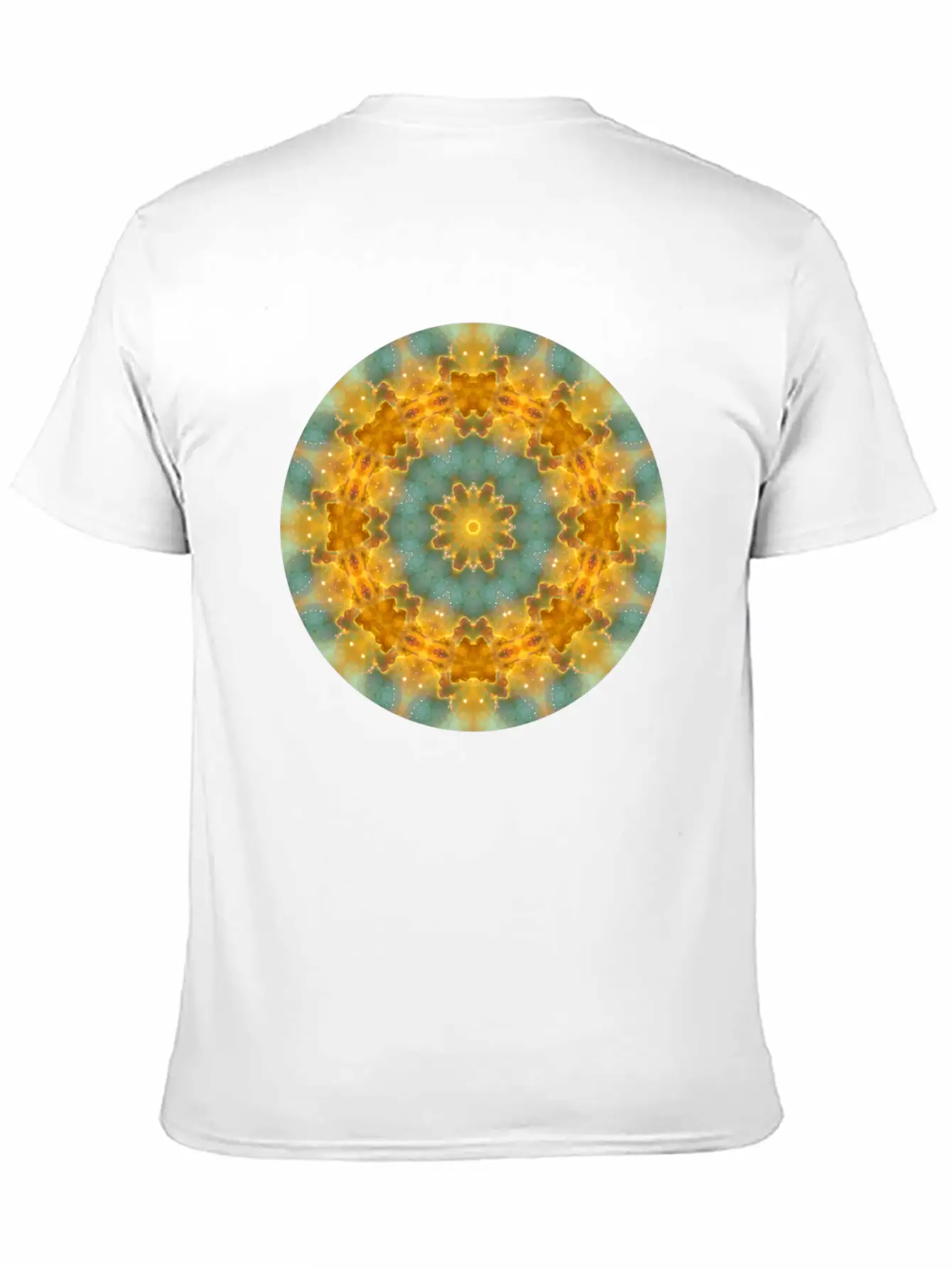 Heavens Flower Mandala Breathable Soft Cotton T-Shirt – Timeless Casual Look