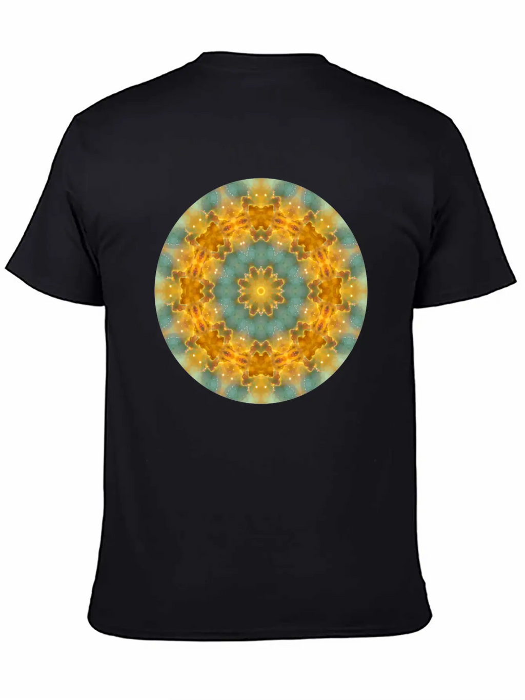 Heavens Flower Mandala Breathable Soft Cotton T-Shirt – Timeless Casual Look