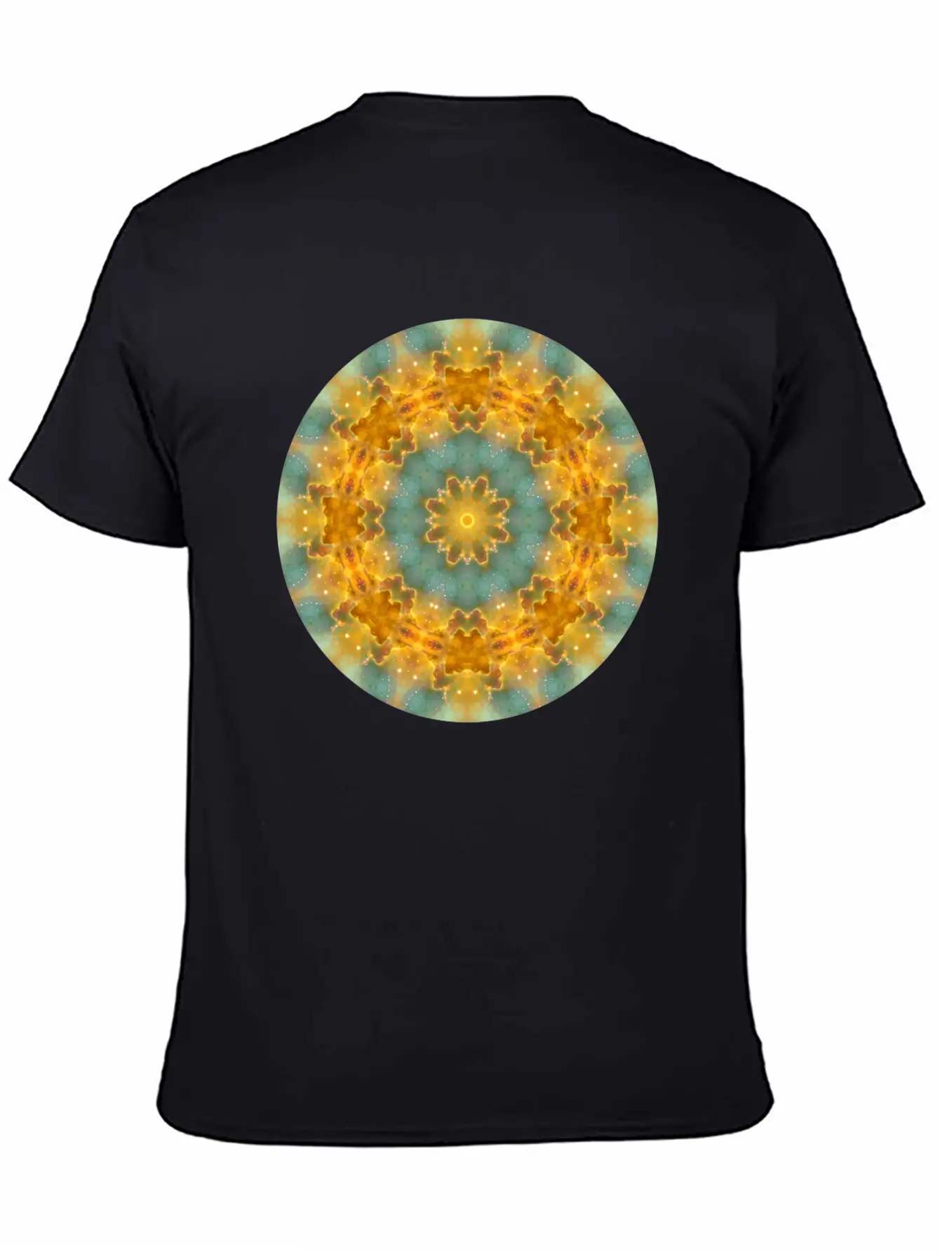 Heavens Flower Mandala Breathable Soft Cotton T-Shirt – Timeless Casual Look
