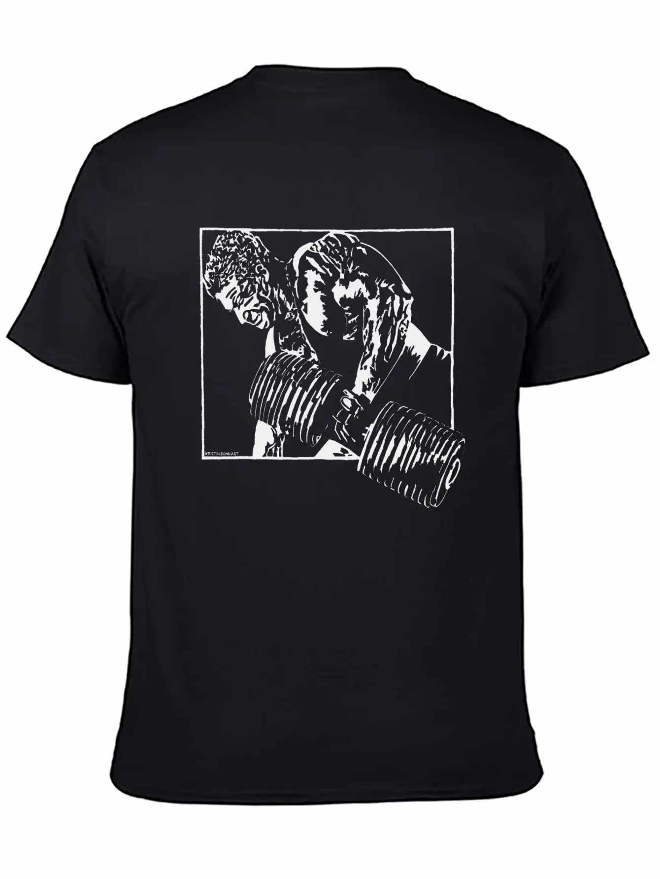 Heavy Dumbbel Unisex Casual T-Shirt – Clean Design For Daily Comfort